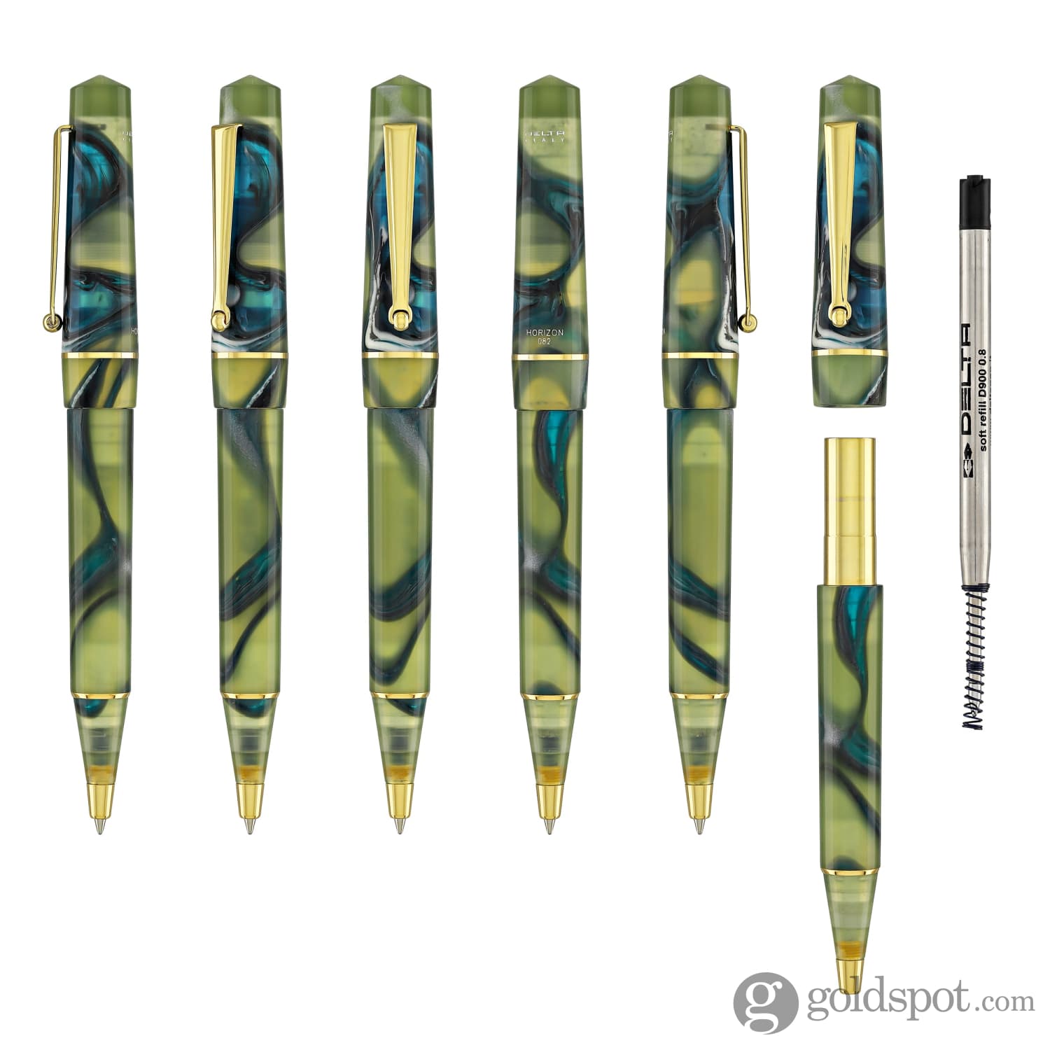 Premium Delta Duna Yellow Ballpoint Pen - Smooth Writing Office & School Supplies for Everyday Use, Gift Ideas & Professional Work