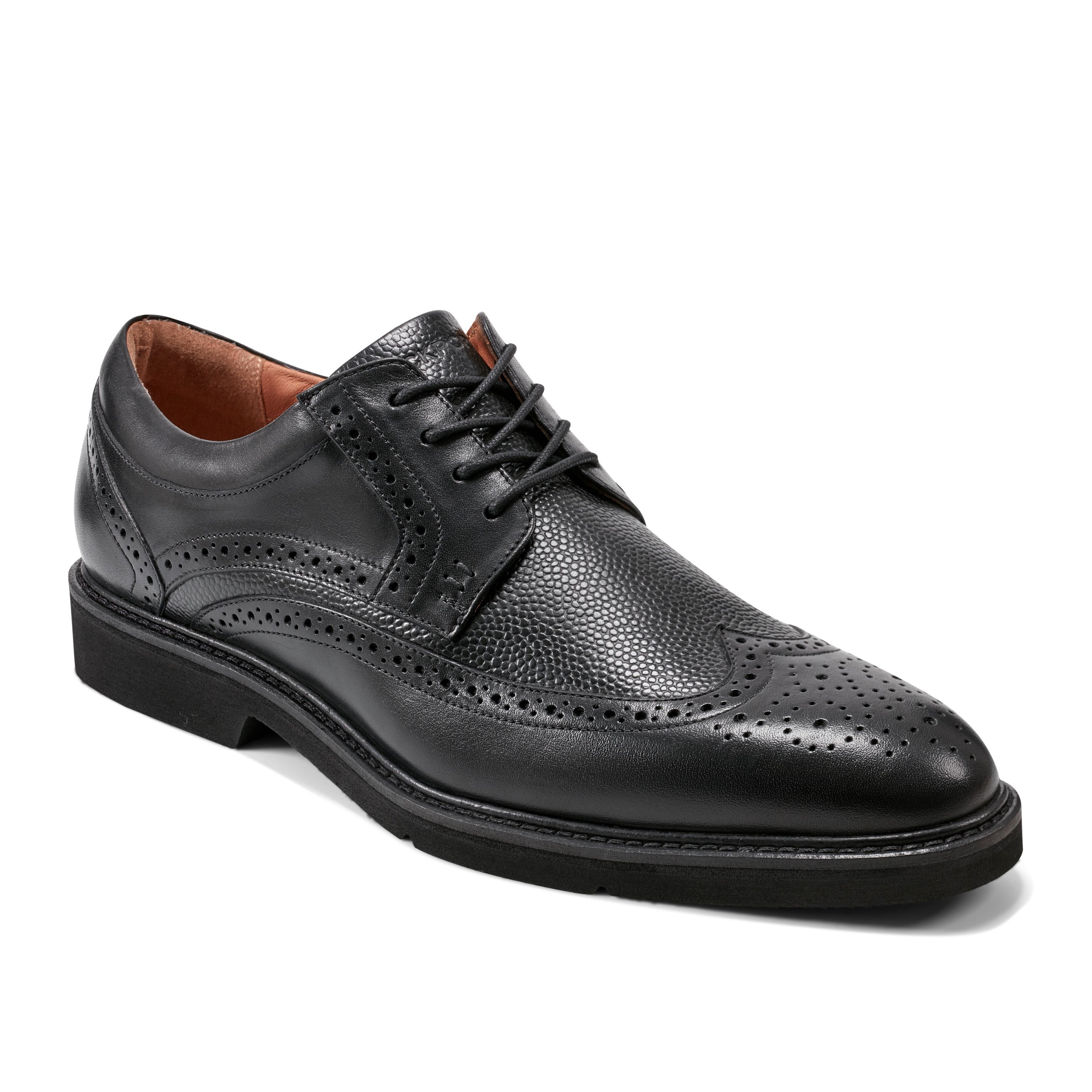 Men's Fallo Dress Shoes - Lace Up Almond Toe Oxfords for Formal Wear & Business Occasions