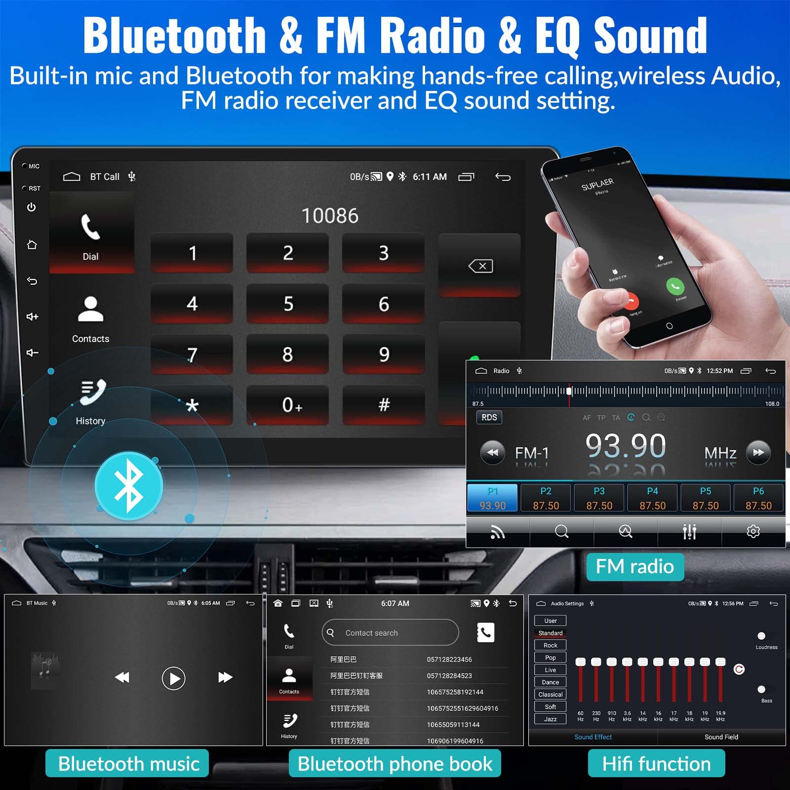 2G+64G Android Car Stereo for Honda CRV 2007-2011 - 9
