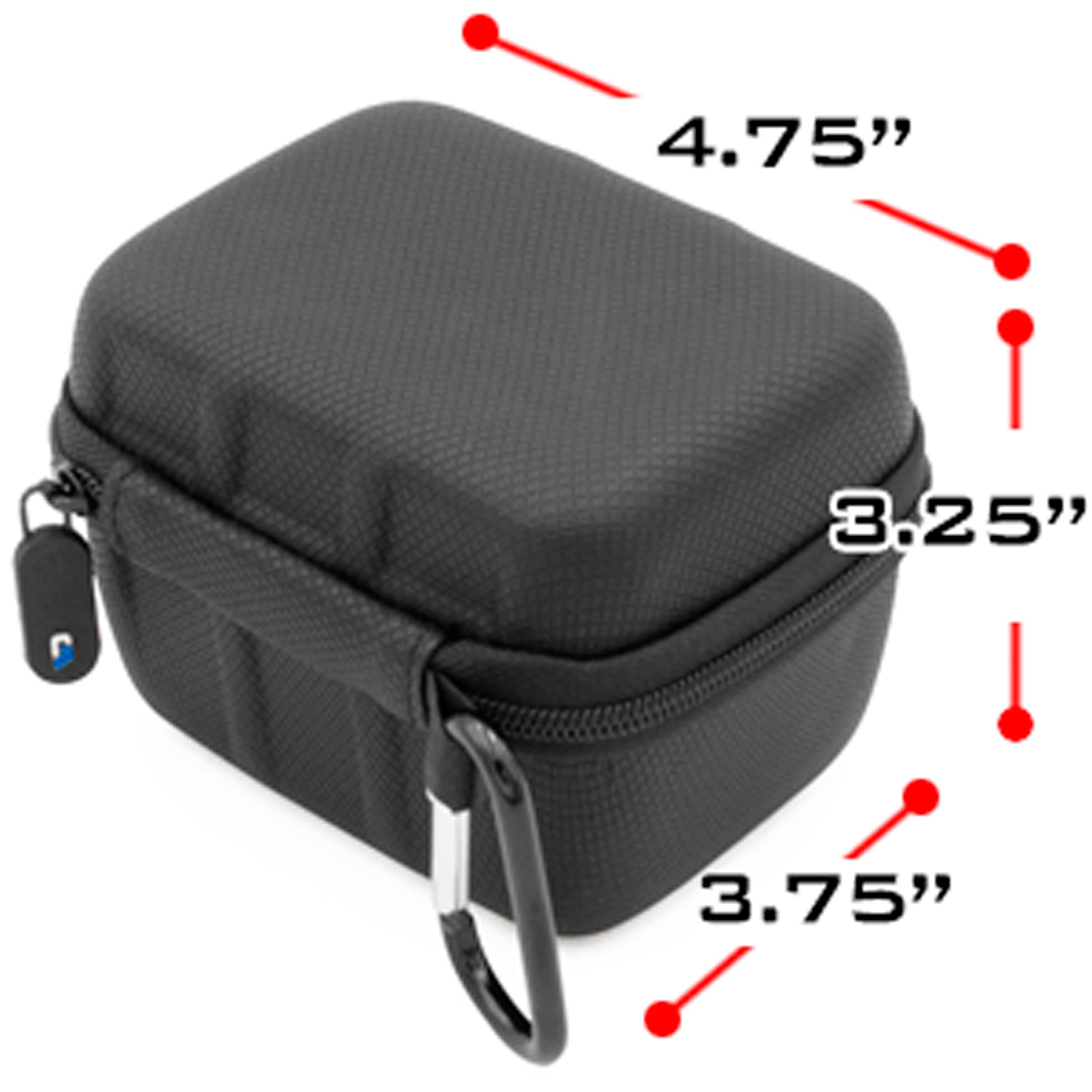 CASEMATIX Discreet Clip-On Travel Case for Naloxone Nasal Spray Kits - Holds Up to 3 Applicators (Case Only) | Portable First Aid Solution for Opioid Overdose Emergency & Travel Safety