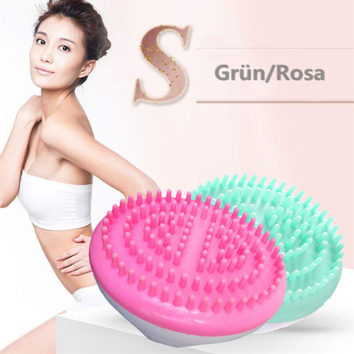 Uonlytech Silicone Exfoliating Brush - Gentle Skin Cleansing & Exfoliating Tool for Women | Perfect for Facial Cleansing, Makeup Removal & Skincare Routine