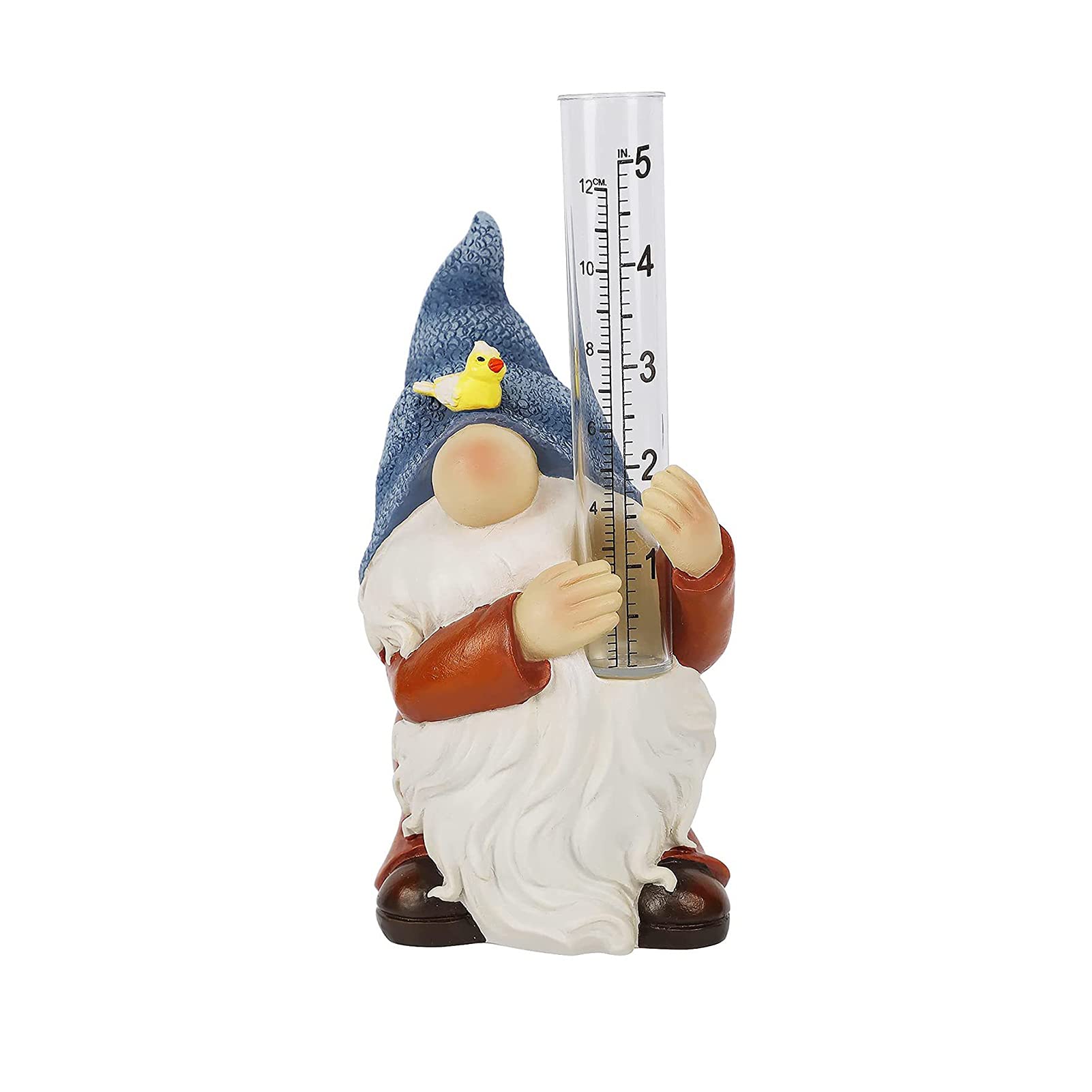 Lucare Water Gauge - Durable, Exquisite, Rain-Resistant Lawn Decor with Multicolor Gnome Design for Garden, Yard, and Outdoor Use