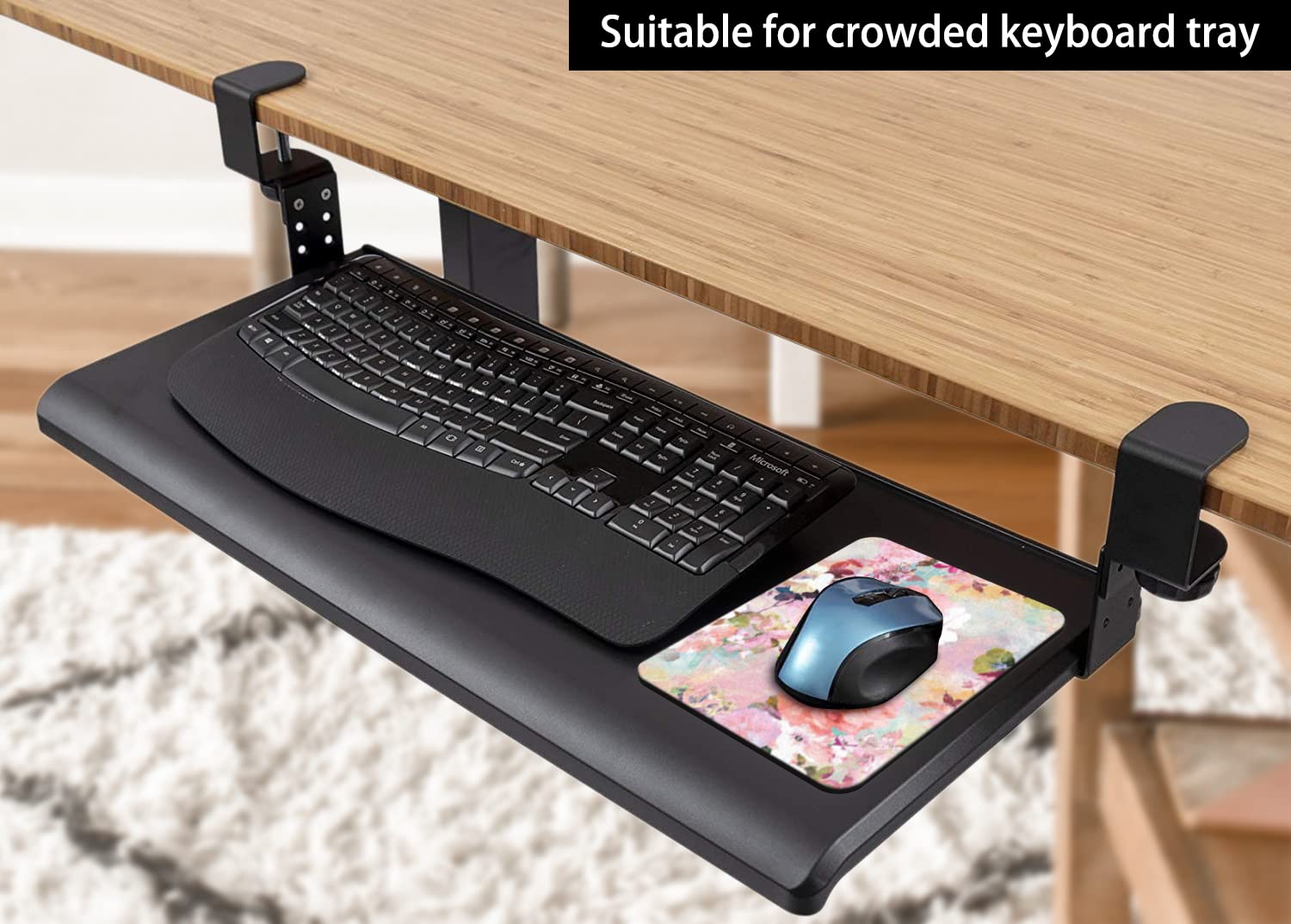 Audimi 6x8 Inch Small Mouse Pad - Thick Non-Slip Mini Mouse Mat for Laptop & Wireless Mouse - Portable, Washable Flower Design - Perfect for Home Office, Gaming & Travel Use