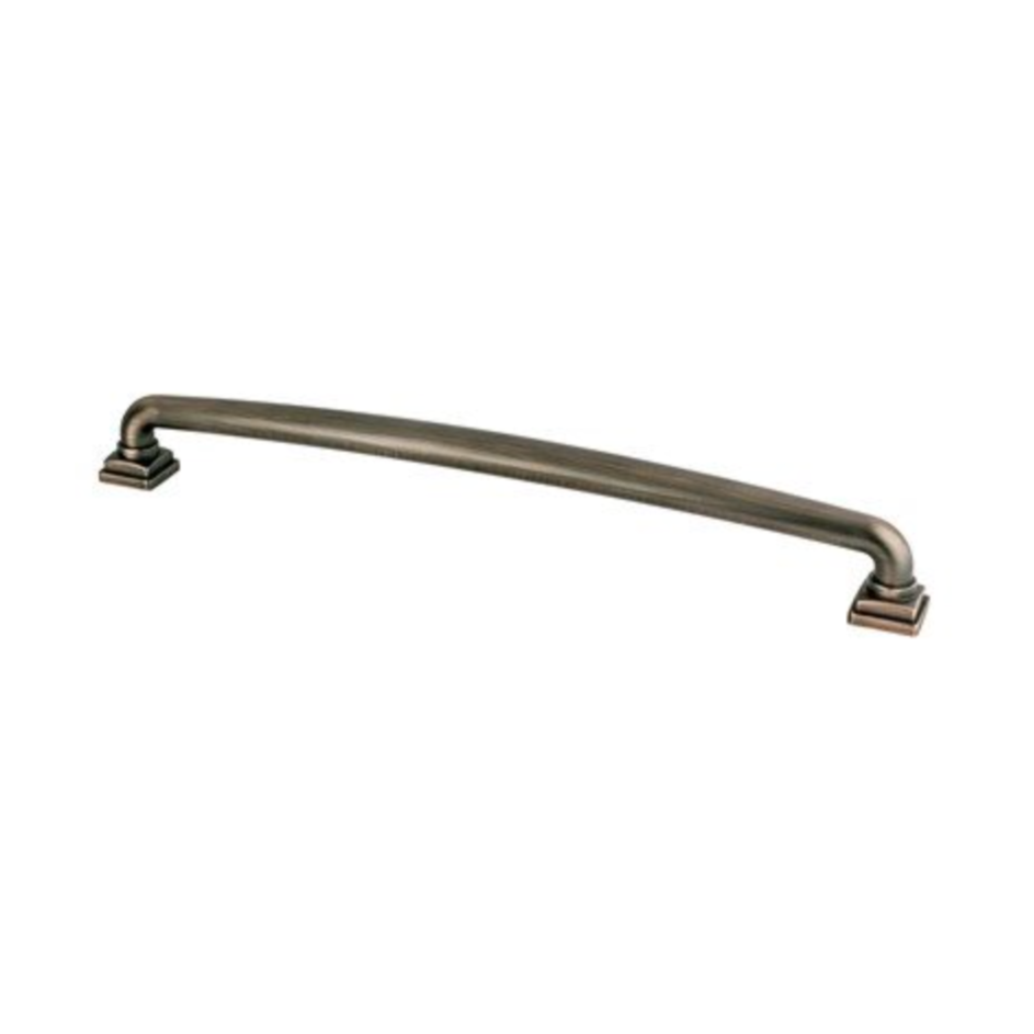Kelly No.2 Cabinet Knob and Drawer Pulls - Dark Brushed Bronze Finish - Vintage Style Hardware for Kitchen Cabinets, Dressers & Furniture (Set of 10) - Perfect for Home Renovation and DIY Projects
