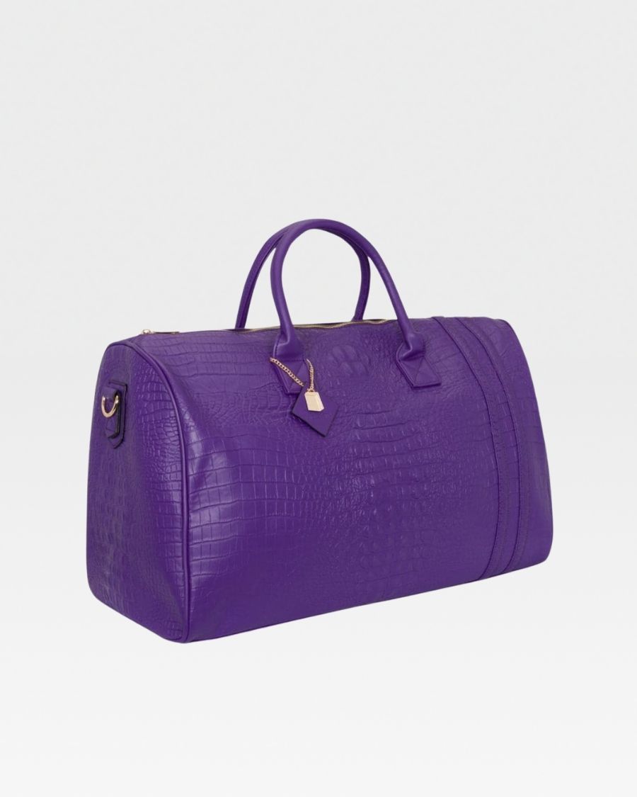 Apollo 2 Purple Duffle Bag - Waterproof Travel Gym Bag for Men & Women | Perfect for Workouts, Travel & Sports Gear Storage
