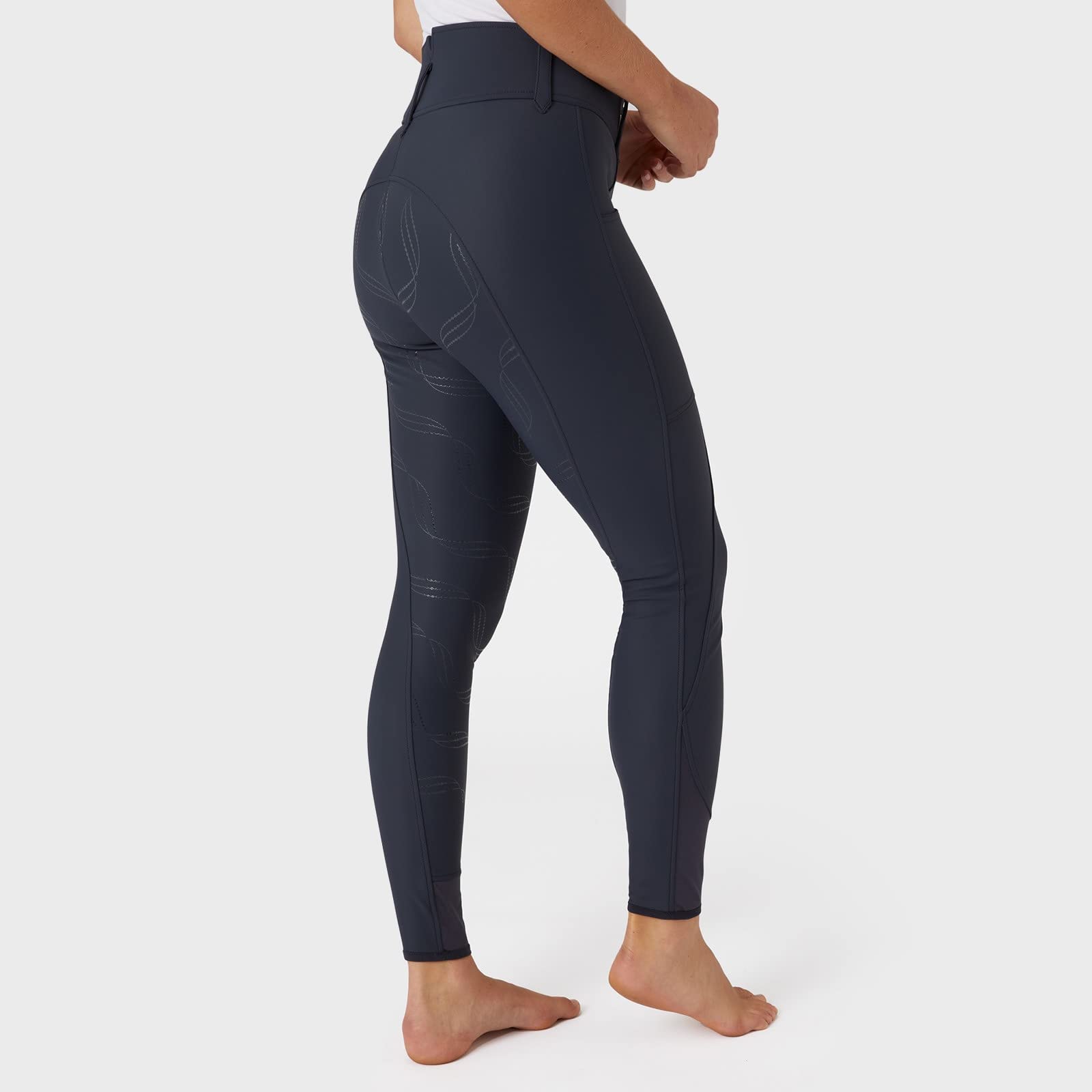 HORZE Indira Women's Full Seat Breeches - Equestrian Riding Pants for Comfort & Grip | Perfect for Horseback Riding, Dressage & Show Jumping
