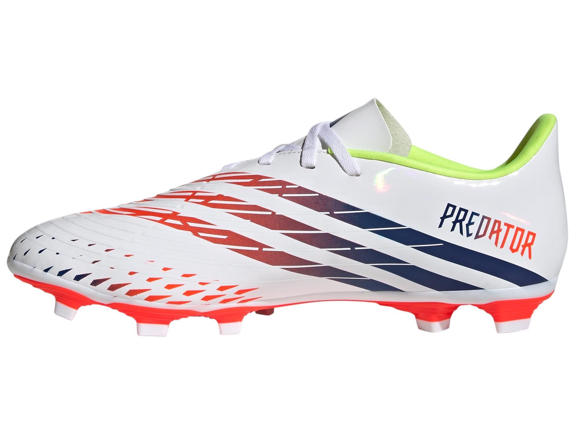 Adidas Predator Edge .4 FXG Soccer Cleats for Men - Lightweight Football Shoes with Enhanced Grip for Turf & Artificial Grass - Perfect for Training, Matches, and Competitive Play (Model: GW0989)