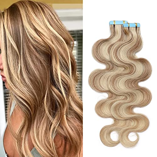Premium 100% Remy Human Hair Tape-in Extensions 12