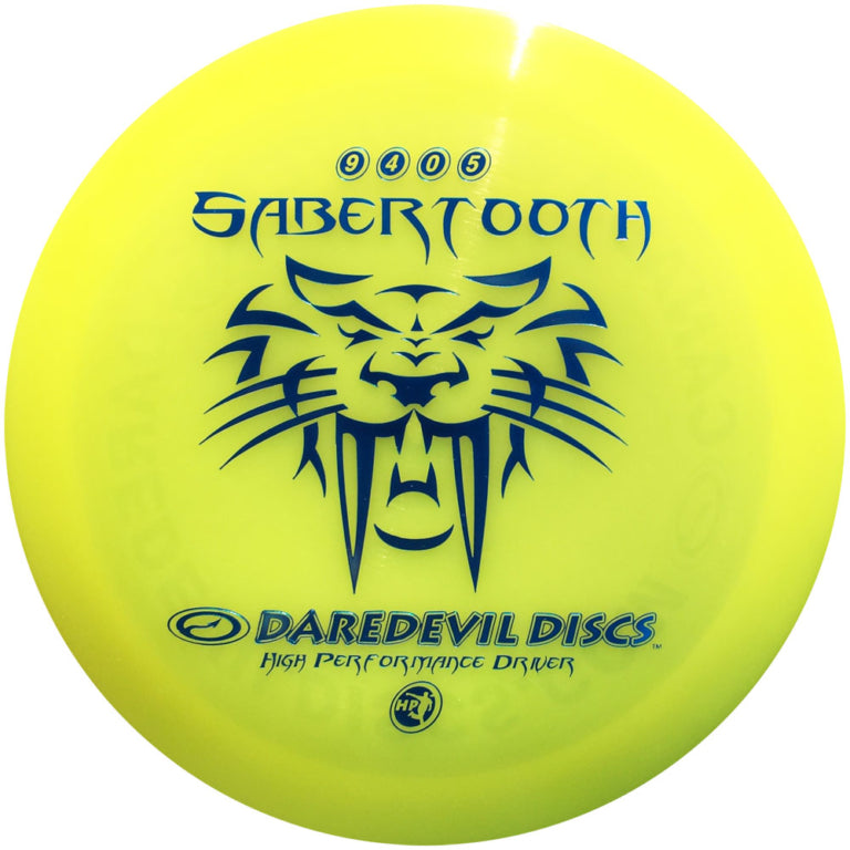 Daredevil Disc Golf Sabertooth High Performance Driver - Perfect for Long Distance Throws and Tournament Play