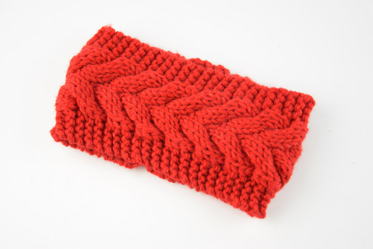 Warm Acrylic Thick Wool Knitted Headband for Women - Winter Fashion Hair Accessories - Perfect for Outdoor Activities & Cold Weather