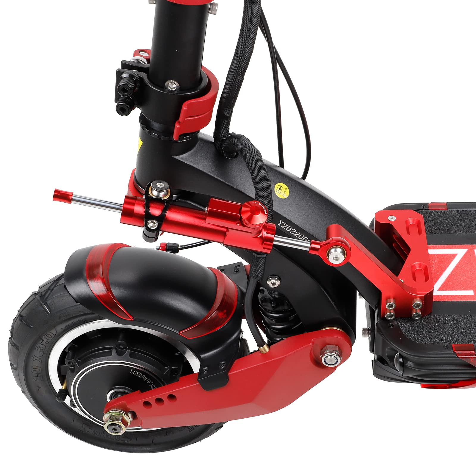 Zero 10X Electric Scooter Steering Damper Kit - High Speed Stabilizer for Wobble-Free Riding | Scooter Upgrade Accessories for Commuting & Off-Road Adventures