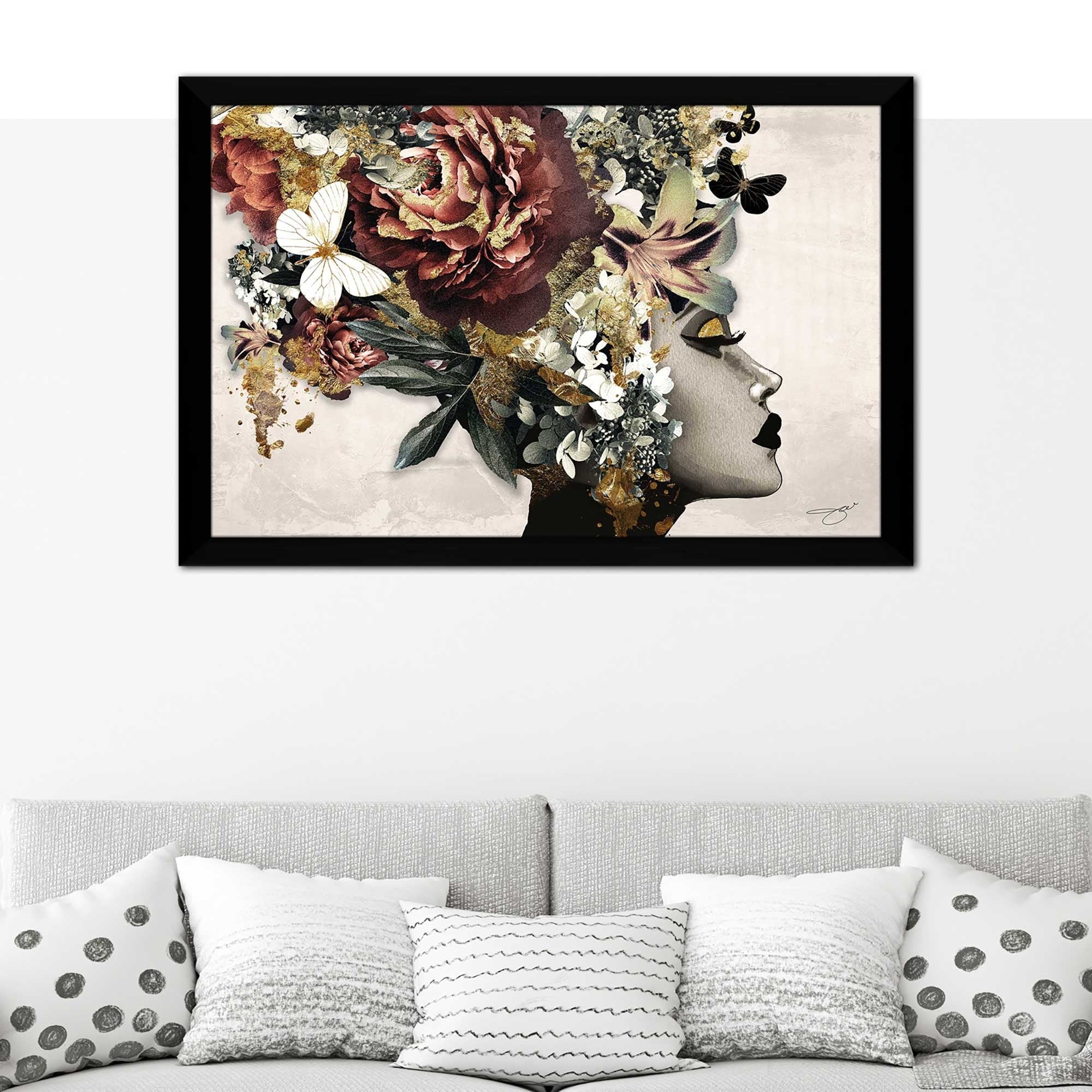 Jodi Print Afrique Model 2 Acrylic Wall Art - Modern African Home Decor for Living Room, Bedroom & Office