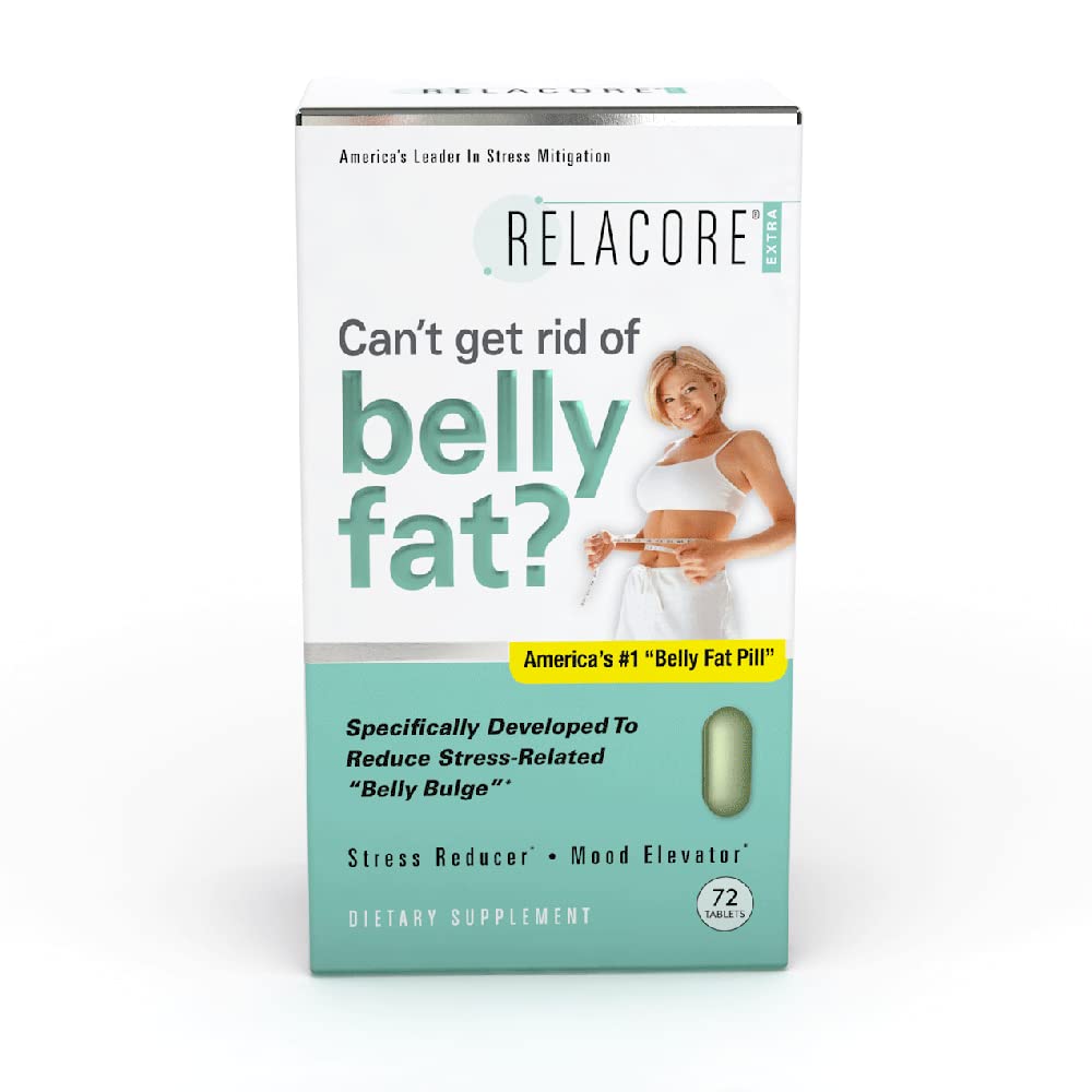 Carter Reed Relacore Max Weight Loss Supplement Pills - 72 Count (Pack of 3) for Belly Fat Reduction & Metabolism Boost - Perfect for Fitness Enthusiasts & Weight Management