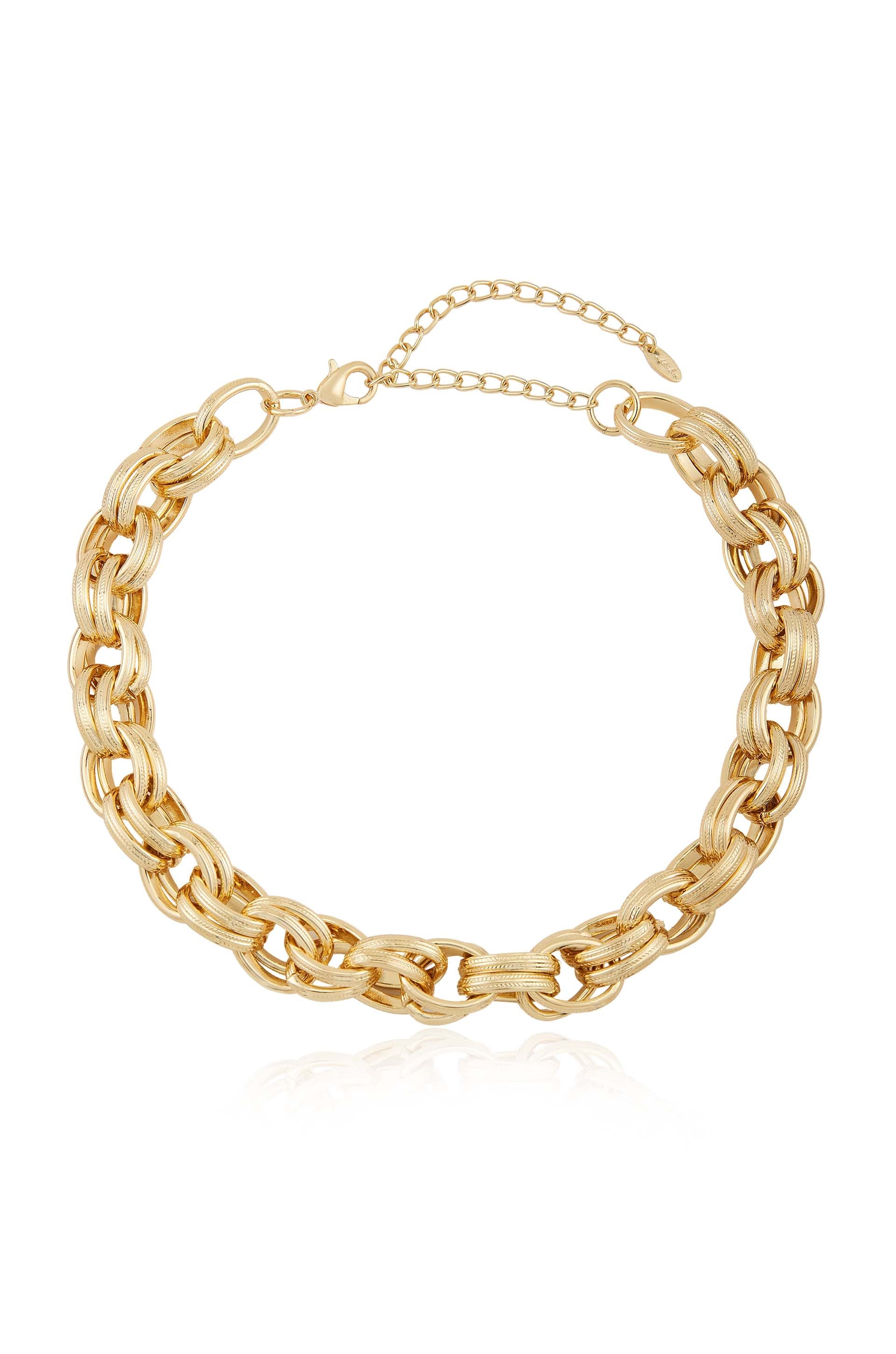 Bold & Chunky Chain Link Necklace for Women - Trendy Gold & Silver Statement Jewelry - Perfect for Parties, Date Night & Everyday Wear