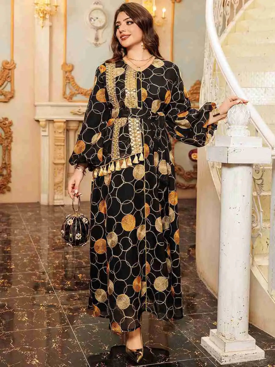 Elegant Eid Embroidery Mesh Caftan Dress for Women - Breathable Floral Lace Kaftan for Special Occasions & Summer Parties - Perfect for Eid Celebrations, Weddings, and Beach Vacations