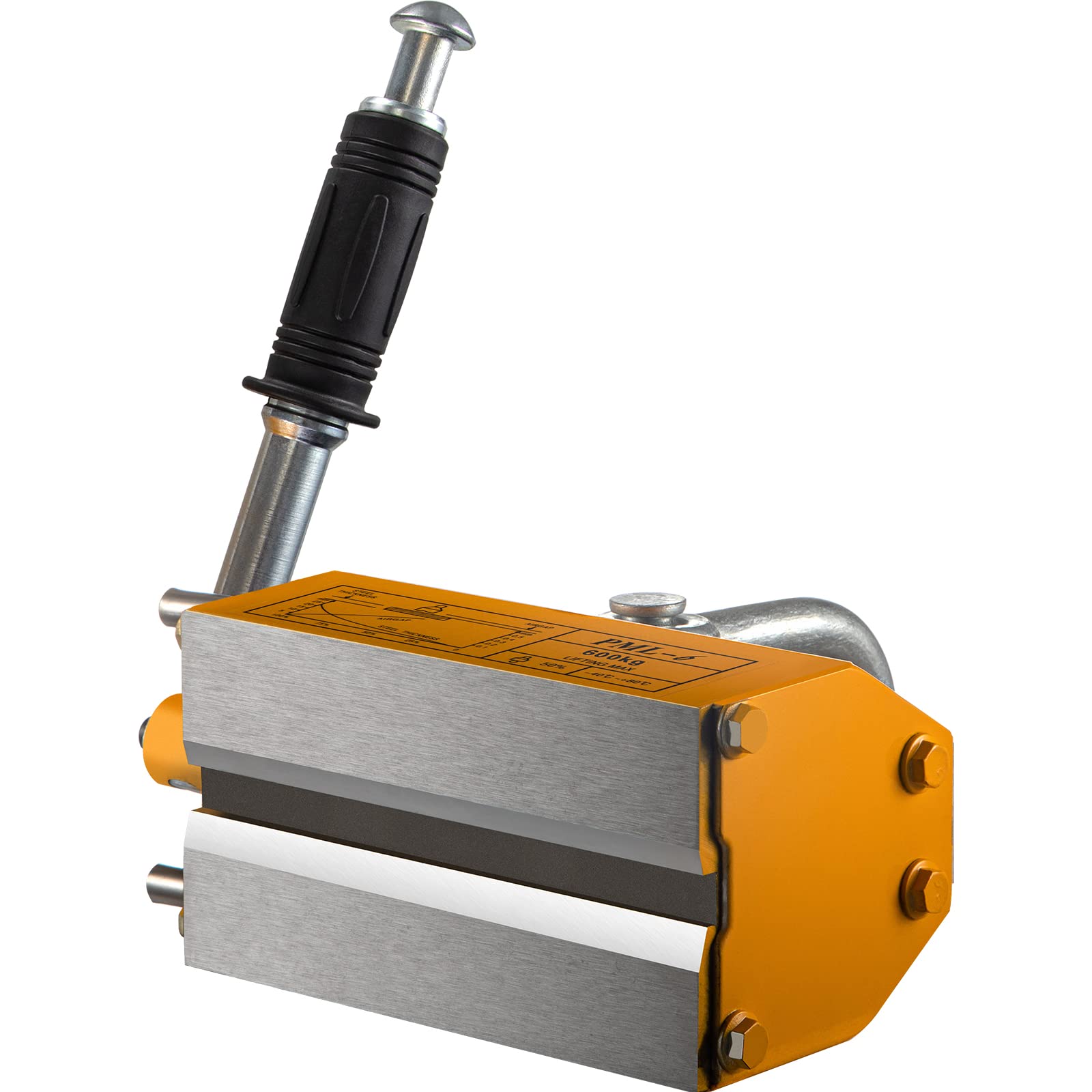 Happybuy 1320 LB Steel Magnetic Lifter - 600KG Neodymium Heavy Duty Metal Lifting Magnet for Shop Crane, Hoist & Industrial Material Handling - Perfect for Warehouse, Construction & Metal Fabrication