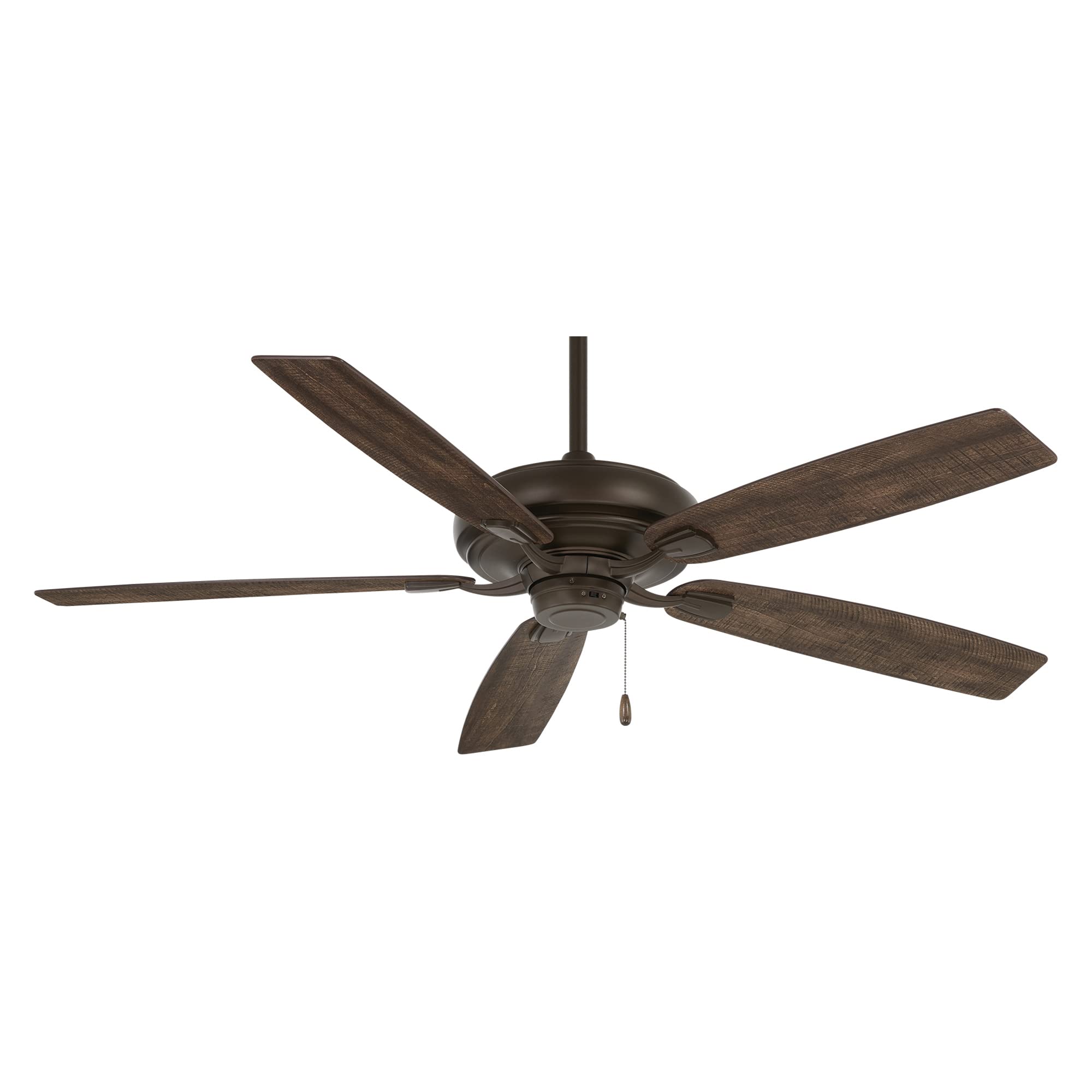 MINKA-AIRE F551-ORB 60 Inch Energy Star Rated Ceiling Fan with DC Motor - 4 Speed Pull Chain, Oil Rubbed Bronze Finish - Perfect for Living Rooms, Bedrooms & Outdoor Covered Patios