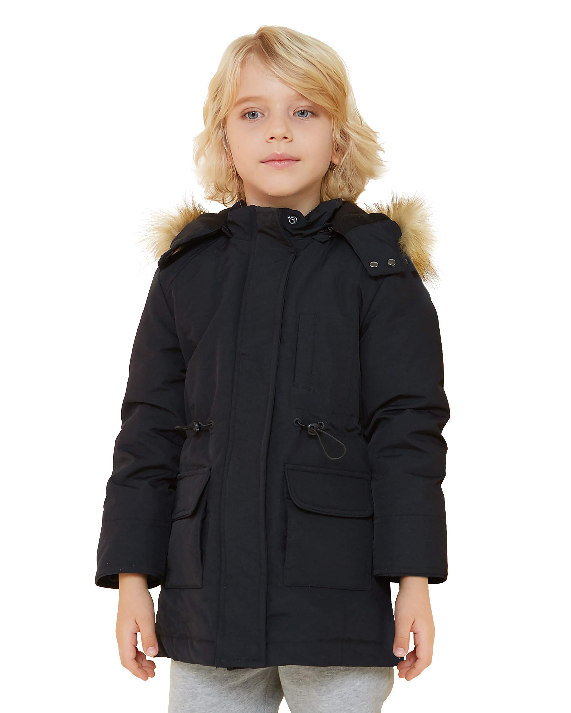 Orolay Kids Down Jacket - Quilted Hooded Winter Coat for Boys & Girls - Warm Puffer Coat for Outdoor Play, School & Snow Activities