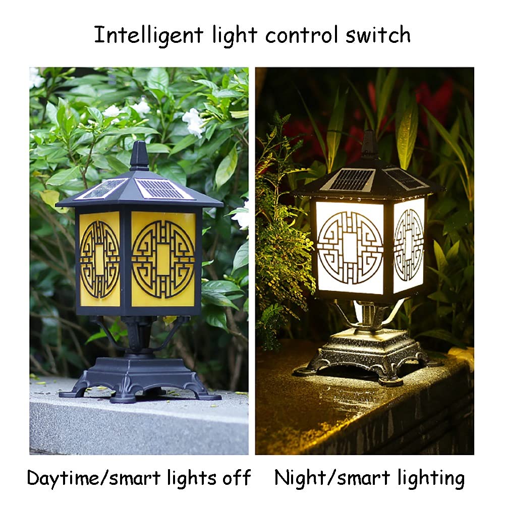 Solar Powered Garden Lights - Waterproof Outdoor LED Pathway Lighting with European Style Ground Plug, Shatterproof Glass for Patio, Lawn, Yard, Driveway & Landscape Decoration