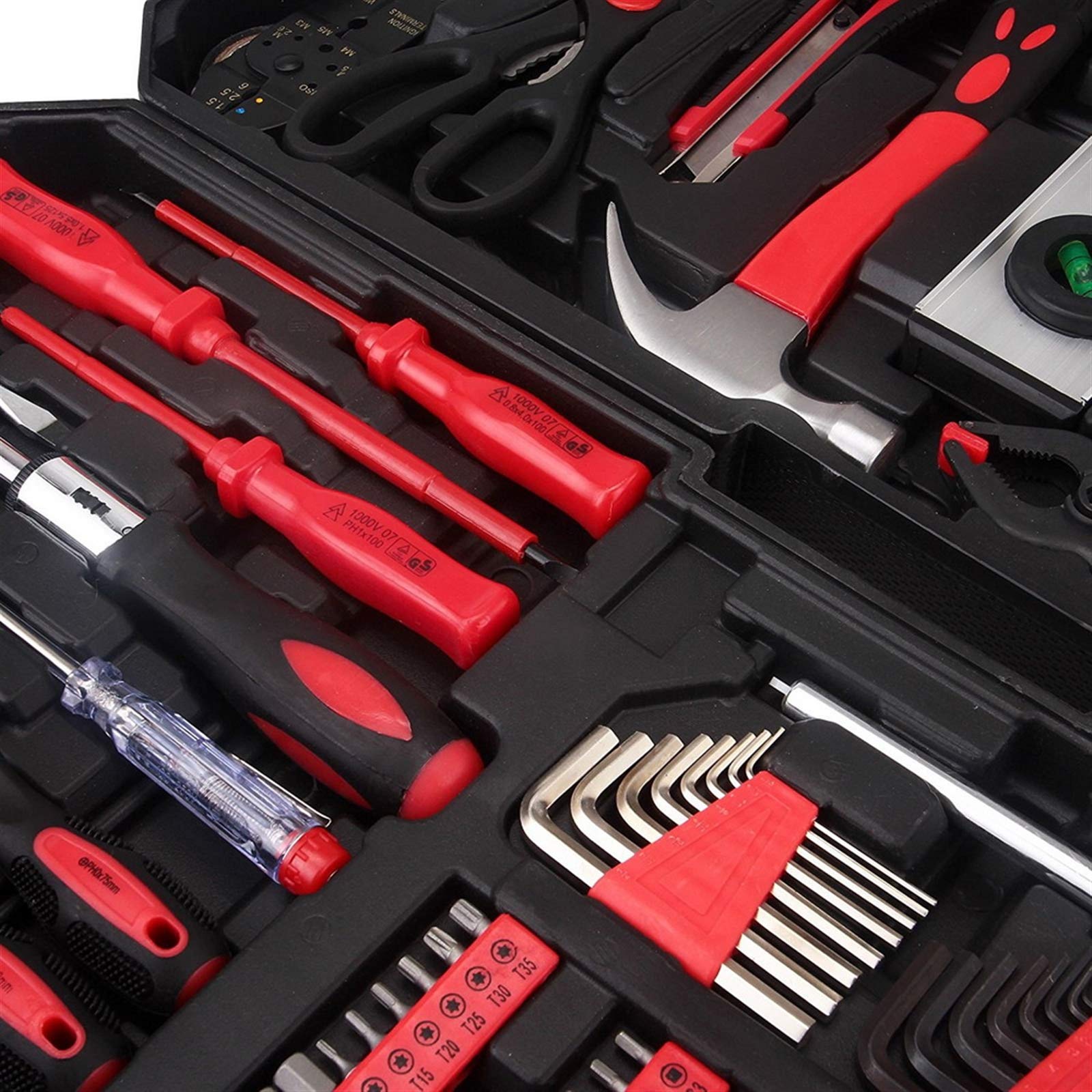 799-Piece Professional Mechanic Tool Set with Aluminum Trolley Case - Complete Socket Set & Auto Repair Tools Kit with Wheels - Perfect for Home Garage, Car Maintenance & DIY Projects