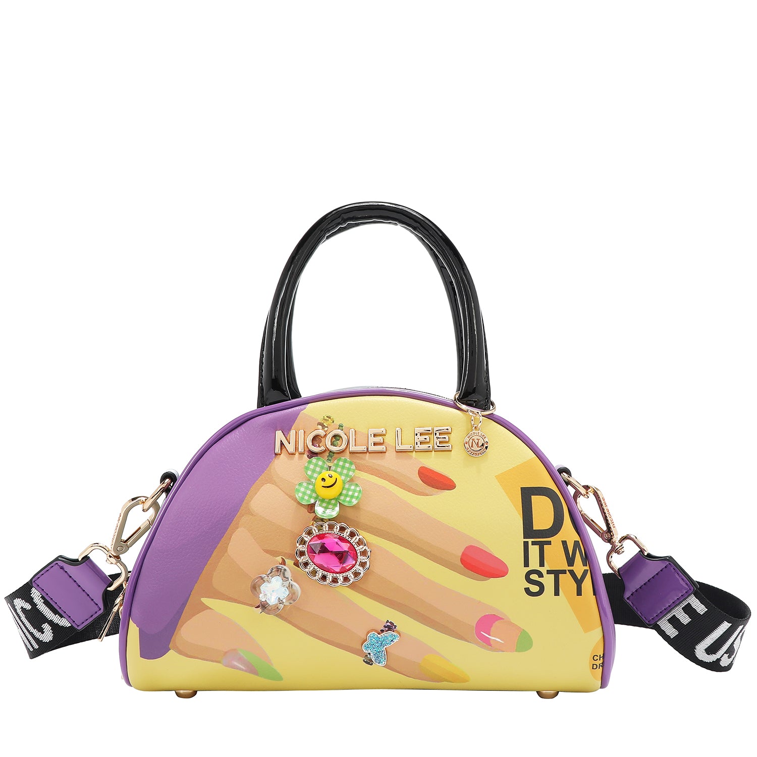 Mini Dome Nail Polish Bag - Portable & Stylish Nail Art Organizer for Travel, Salon, and Home Storage | Perfect for Manicure Kits & Beauty Accessories