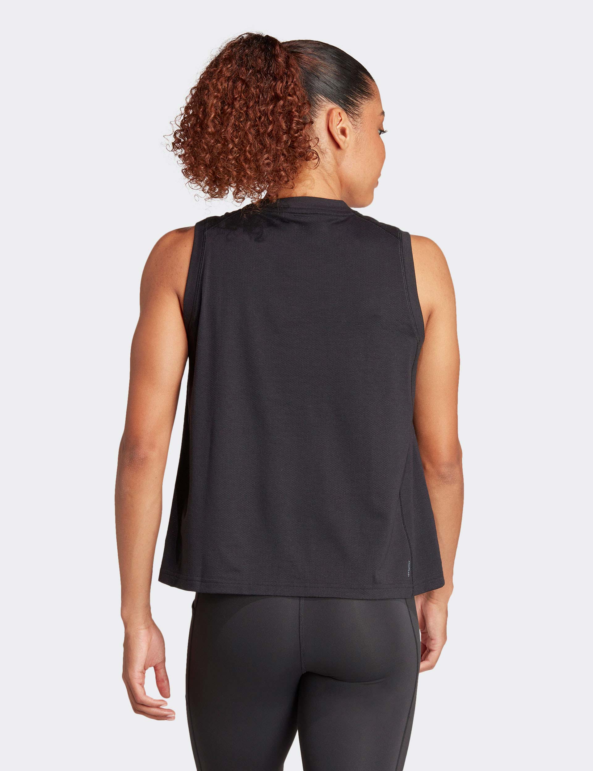 High-Performance Logo Training Tank Top for Men & Women - Breathable Workout Shirt for Gym, Running & Fitness - Black