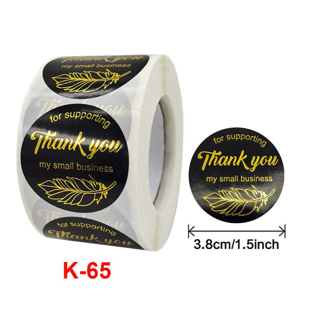 Holographic Thank You Stickers for Kids - 1000 Pcs (2 Rolls) - Magik 500-1000 Reward Labels for Gifts, Bags & Envelopes - Perfect for Classroom Rewards, Party Favors & Teacher Appreciation Gifts