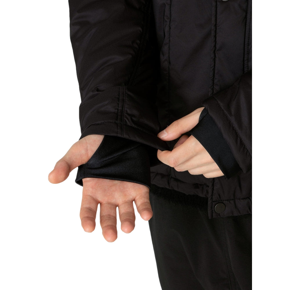 NONNATIVE HIKER PUFF JACKET - Waterproof Nylon Taffeta Stretch with GORE-TEX Windstopper Technology - Black Outdoor Jacket for Hiking, Camping & Winter Activities