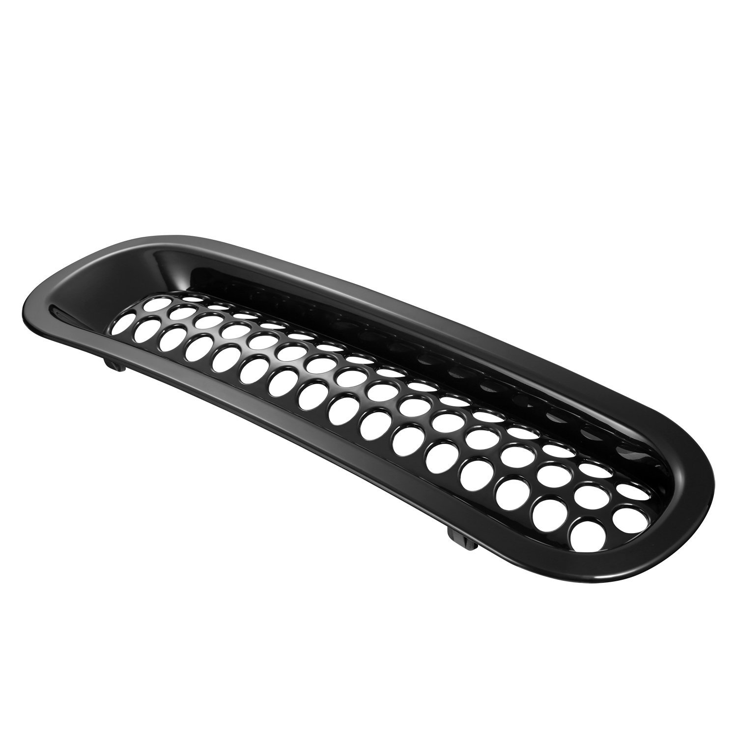 Hooke Road Black JK Grill Inserts - Front Grille Mesh Cover Guard for Jeep Wrangler JK 2007-2015 | Durable Off-Road Protection & Stylish Upgrade for Jeep Accessories | Perfect for Off-Roading, Daily Driving & Customization