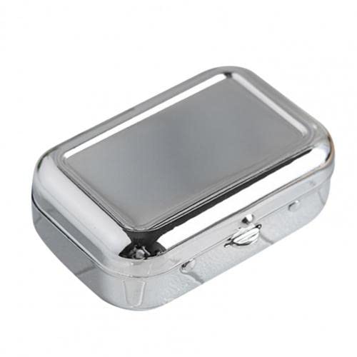 Portable Metal Ashtray with Lockable Lid - Cigarette Ash Tray for Office, Outdoor, Travel & Home Use - Durable Desktop Smoking Accessory (Primary Color)