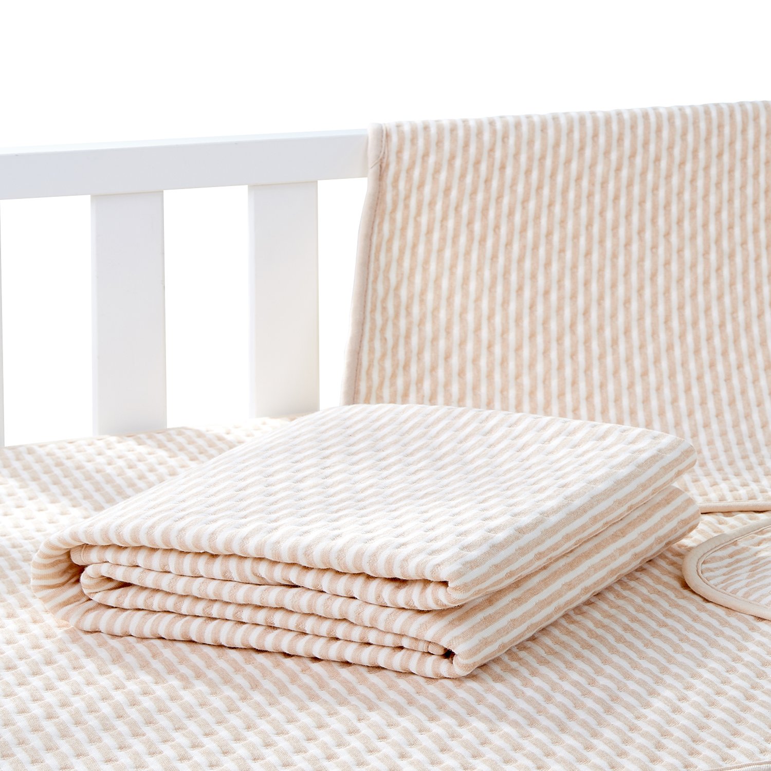 Elf Star Cotton Bamboo Fiber Underpads - Breathable, Waterproof Mattress Protector for Kids & Adults (12