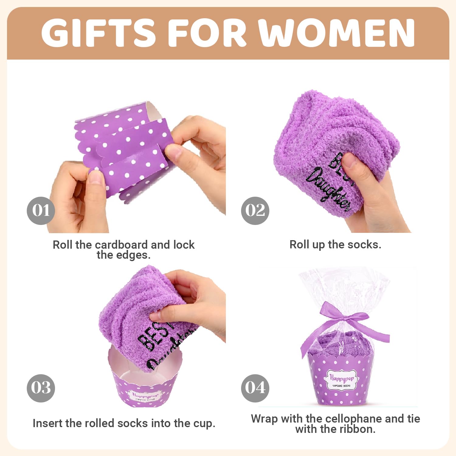 **HappyPop Thoughtful Gifts for Women - Birthday, Mother's Day, Sister, Aunt & Mother-in-Law Presents | Perfect for Anniversaries, Thank You & Special Occasions**