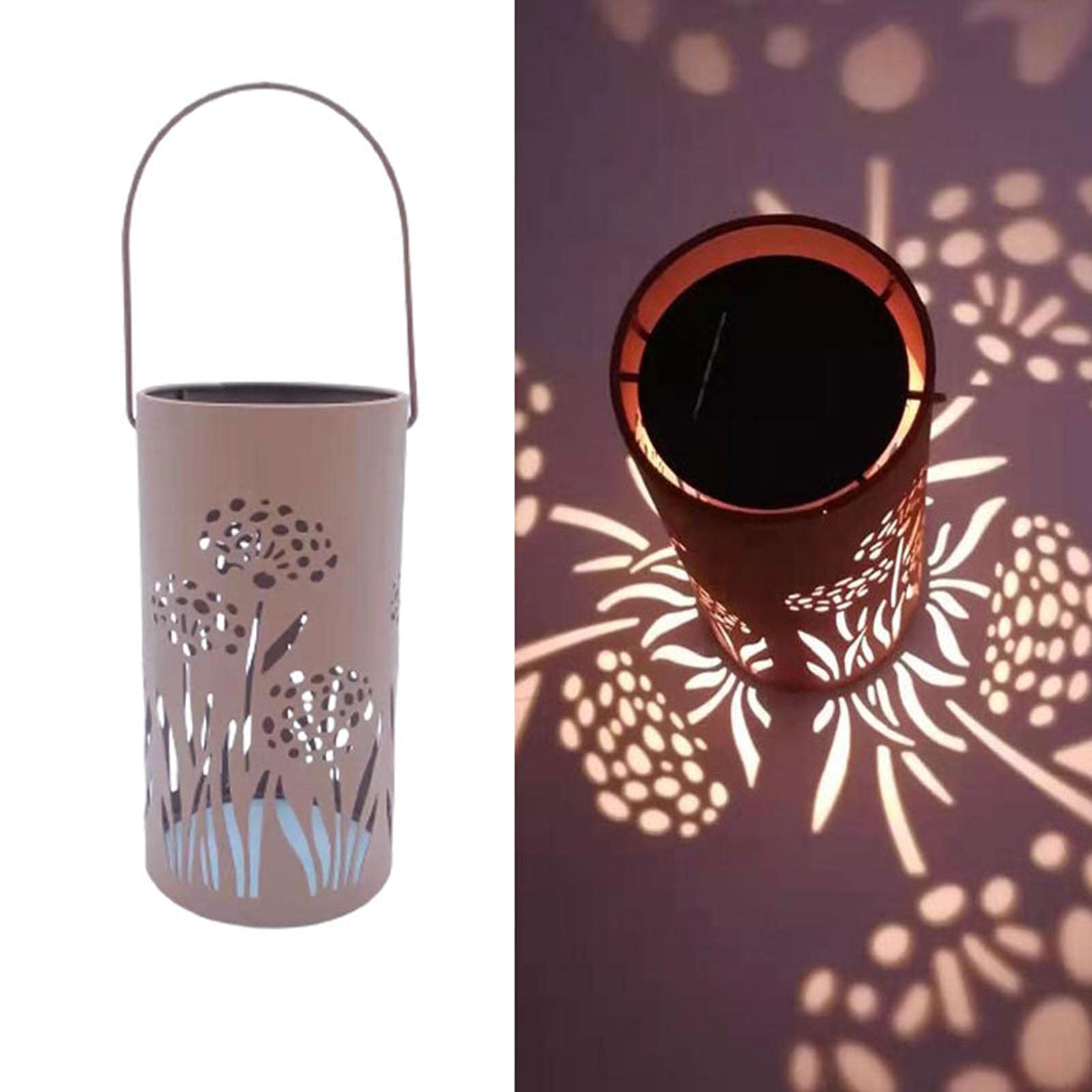 HSART Solar Powered LED Lantern - Waterproof Outdoor Hanging Light for Patio, Garden, Yard, Pathway - Decorative Solar Lantern for Parties, Courtyard, Walkway, Terrace & Lawn Decor (Perfect for Evening Gatherings & Landscape Lighting)