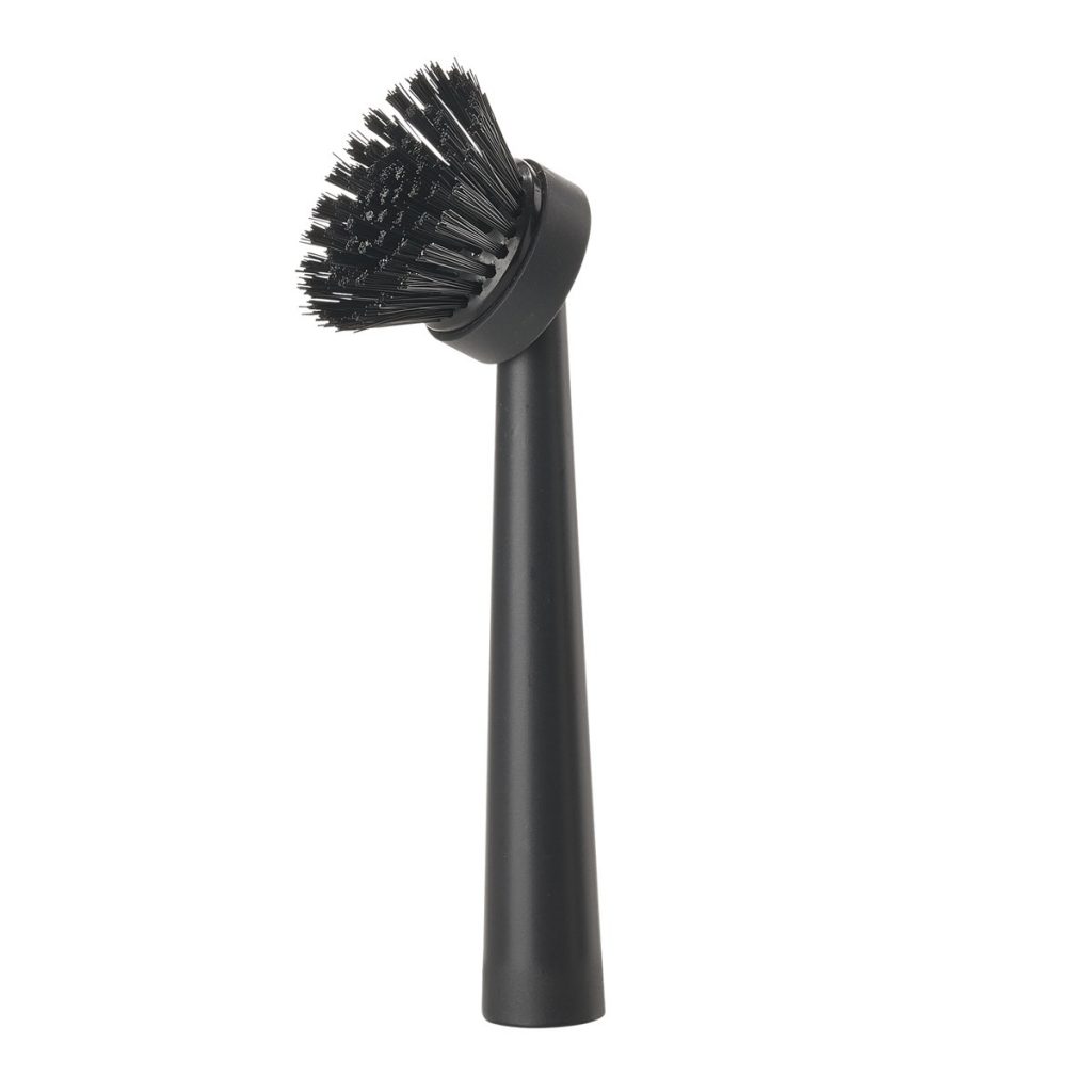 ZONE DENMARK Dish Brush Stand - Black | Eco-Friendly Kitchen Organizer for Sink & Countertop | Perfect for Dishwashing & Cleaning