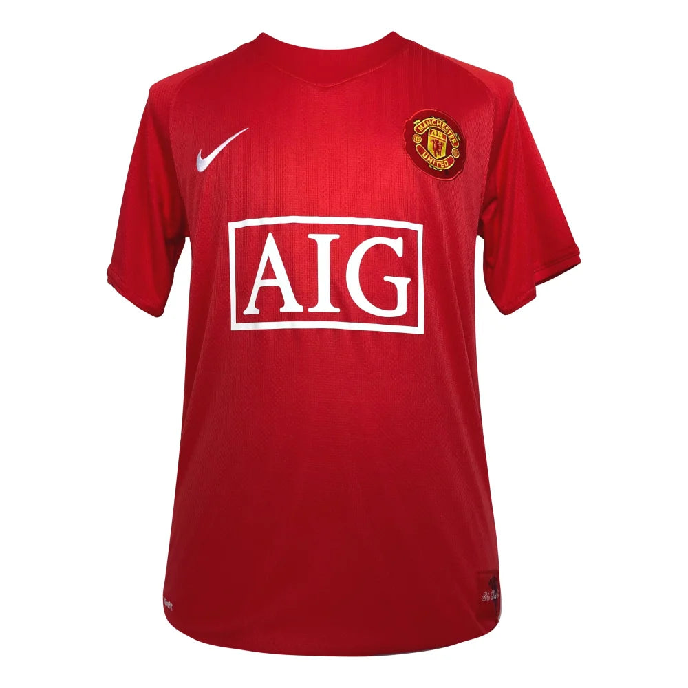 Authentic Cristiano Ronaldo Autographed Manchester United Jersey with BAS COA - Signed Soccer Memorabilia for Collectors & Fans - Perfect for Display, Gifts & Sports Memorabilia Collections