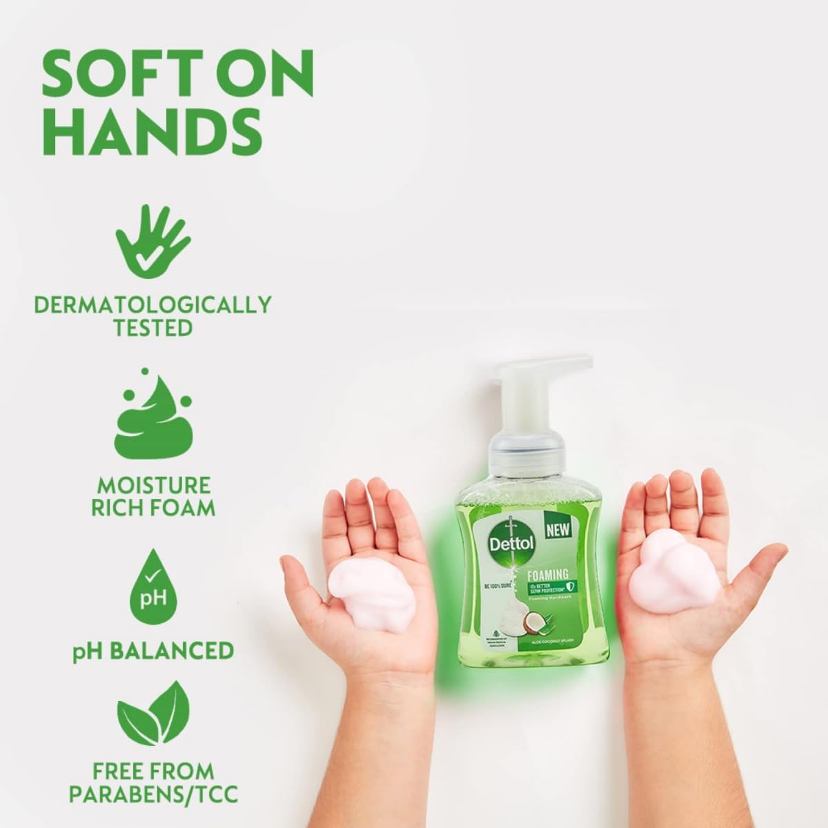 Dettol Aloe & Coconut Foaming Hand Wash Refill 700ml (Pack of 2) - Moisturizing Rich Lather, Gentle on Skin | Perfect for Bathroom, Kitchen & Office Use