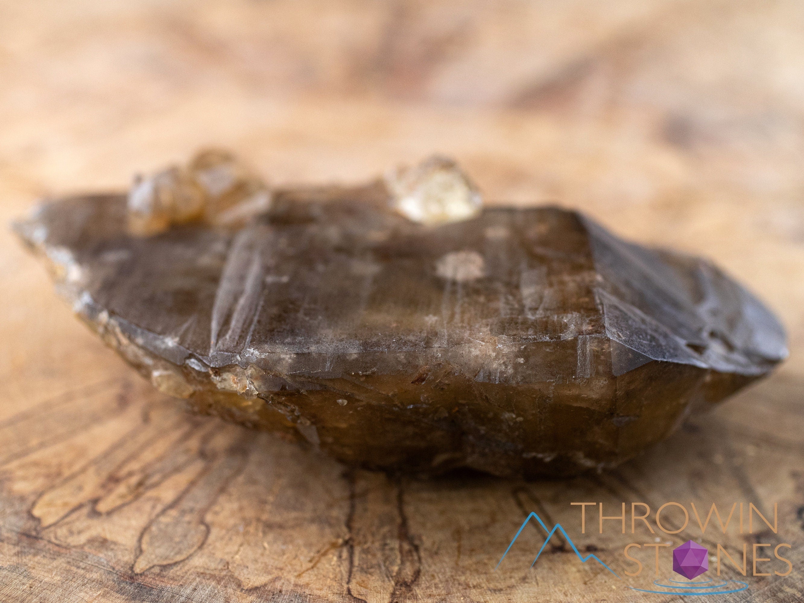 Natural Citrine Raw Crystal Point - November Birthstone, Healing Stone, Home & Office Decor, Feng Shui Crystal for Positive Energy - Perfect for Meditation, Gifts & Spiritual Healing