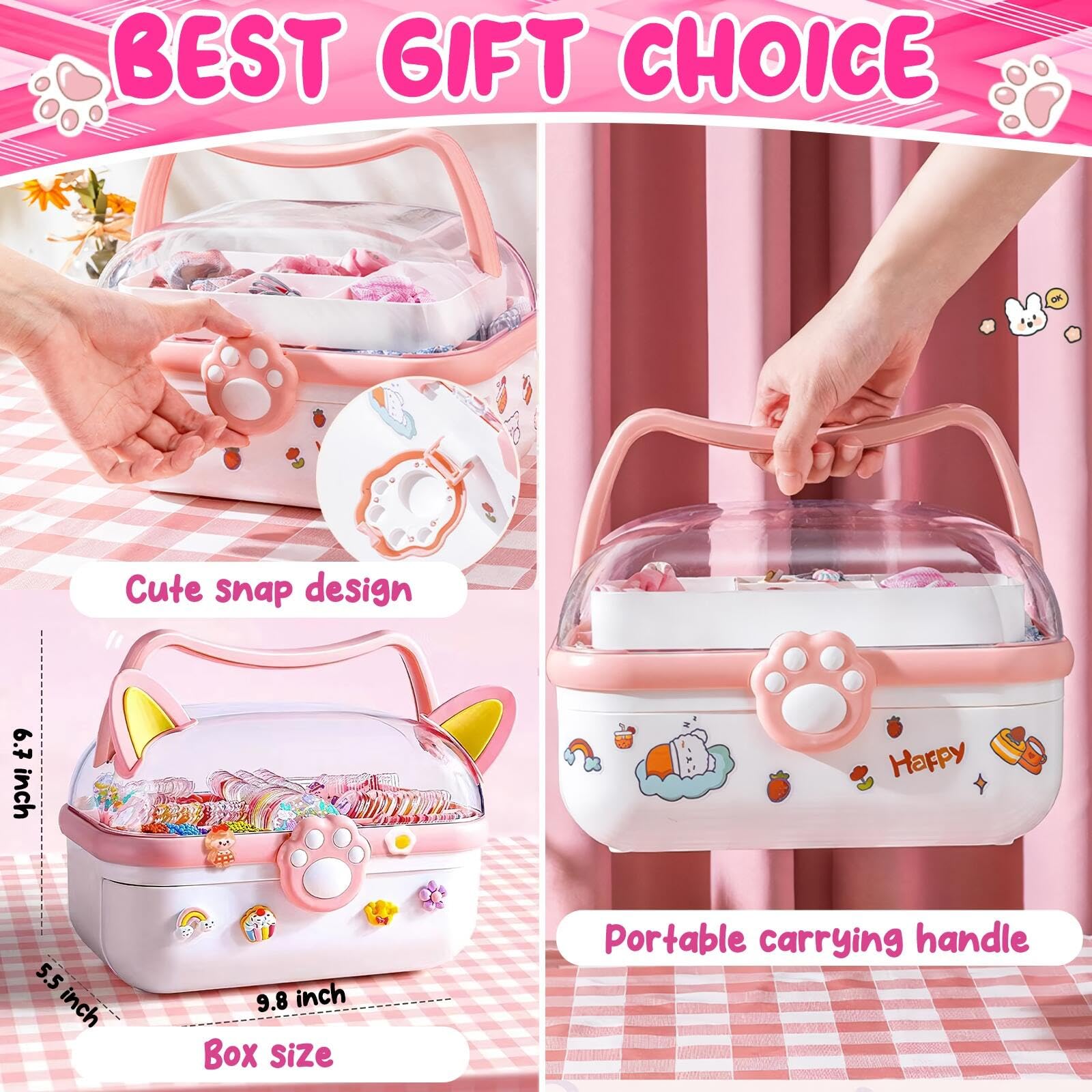 Fun Nano Tape Bubble Kit for Kids - Squishy Maker with Storage Box, DIY Bubble Pop Sensory Toy for Stress Relief & Creative Play | Perfect for Birthday Gifts, Classroom Activities & Sensory Playtime