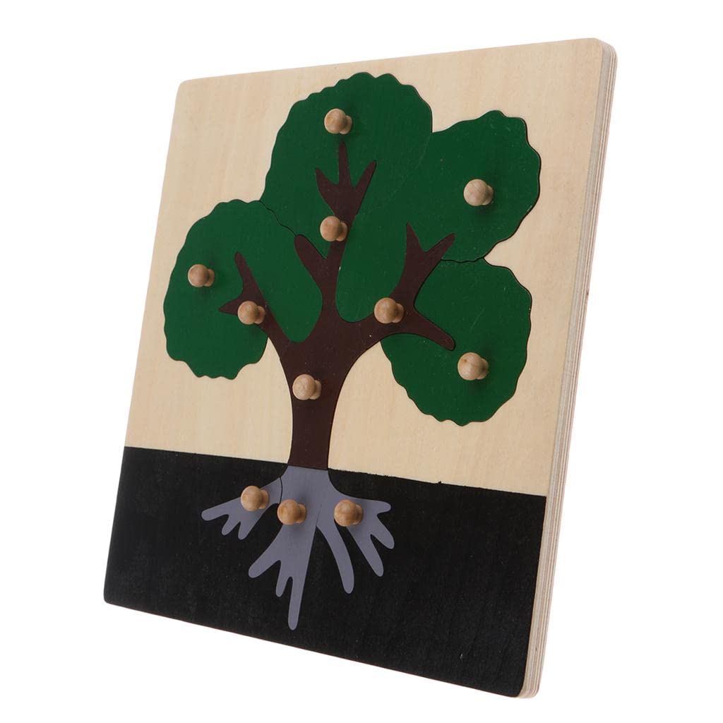 Enakshi Wooden Montessori Animal Peg Puzzle - Educational Toy for Kids, Toddlers & Preschoolers | Learning & Pretend Play | Handcrafted Wooden Jigsaw Puzzle for Early Childhood Development - Perfect for Home, Classroom & Daycare Use