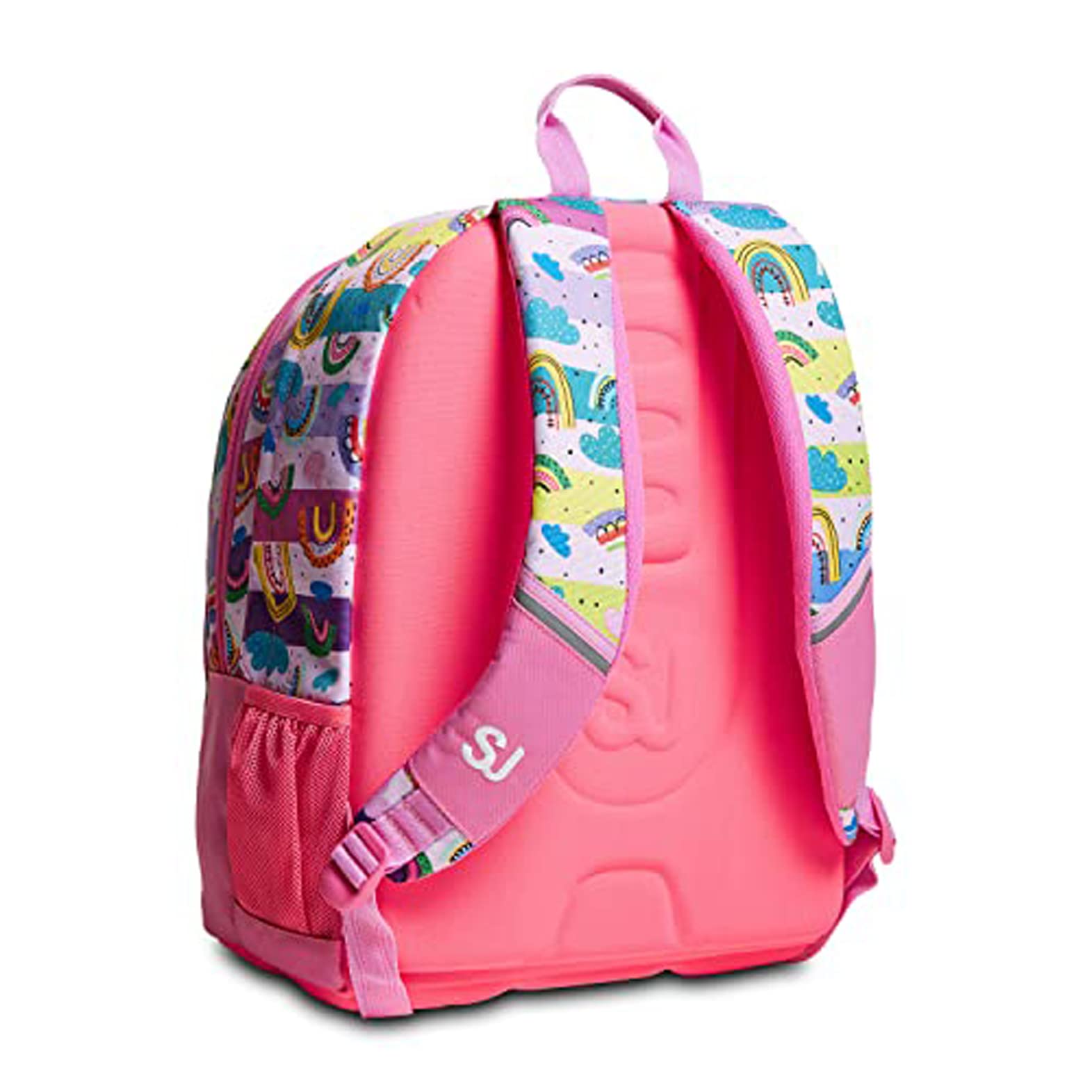 SJ 3-in-1 Rolling Backpack with Removable Wheels - Convertible Trolley School Bag for High School Students, Travel & Leisure (Perfect for Commuting, College Campus & Airplane Carry-on)