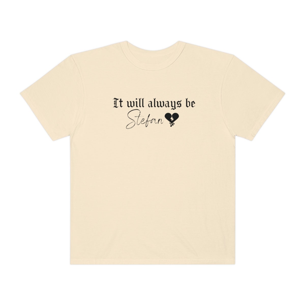 Stefan Salvatore T-Shirt | The Vampire Diaries TVD Merchandise | Vampire Fan Gift | Official TVD Collection | Perfect for Cosplay, Halloween, and Vampire Diaries Conventions