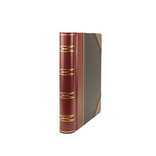 Halfbound Leather Red and Black