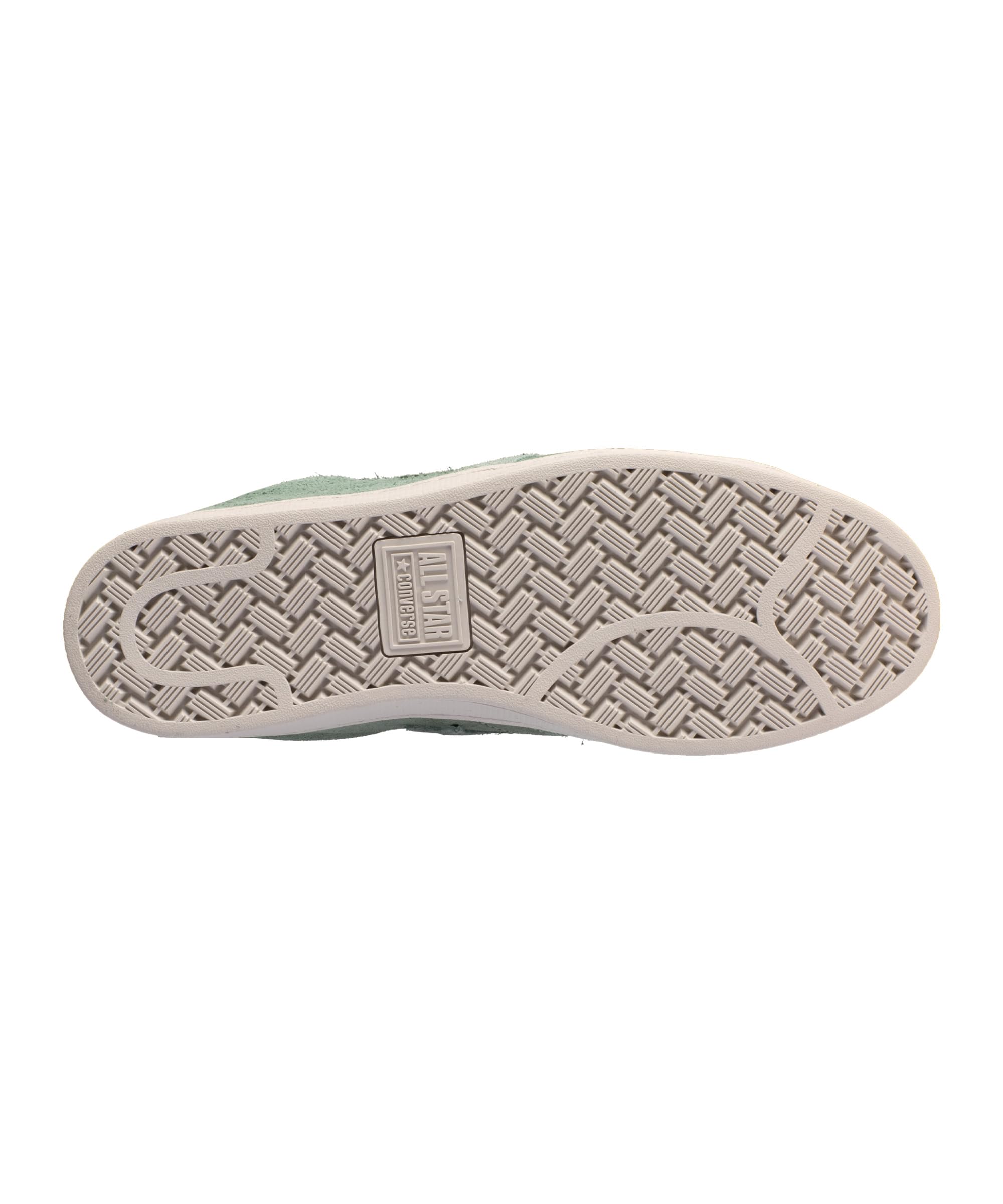Converse Unisex Pro Leather Ox Sneakers - Lily Pad/Pale Putty - Size 9.5 - Classic Basketball Shoes for Men & Women - Perfect for Casual Wear, Street Style & Sports