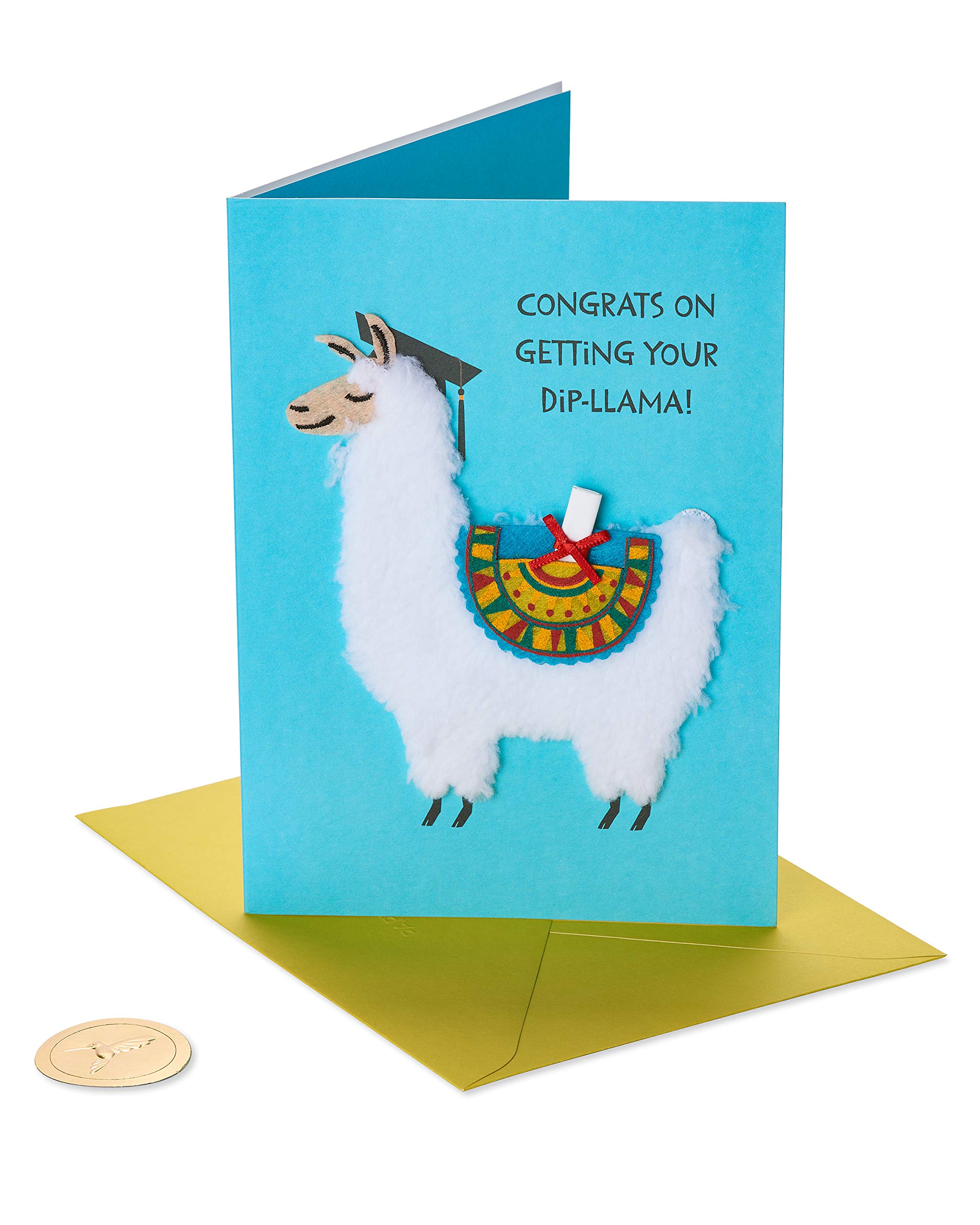 Funny Graduation Card - Papyrus Greeting Card with Humorous Graduation Wishes - Perfect for High School & College Graduation Gifts