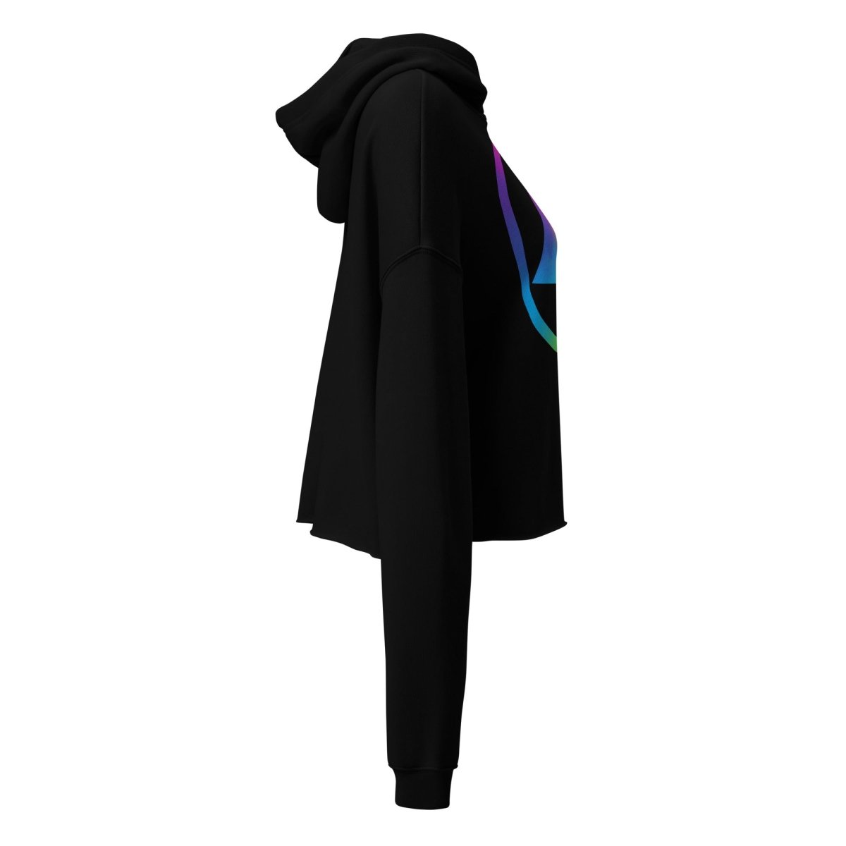 Rainbow Resilience Crop Hoodie - LGBTQ Pride Edition | Soft Comfortable Pullover for Women | Perfect for Pride Parades, Festivals & Everyday Wear