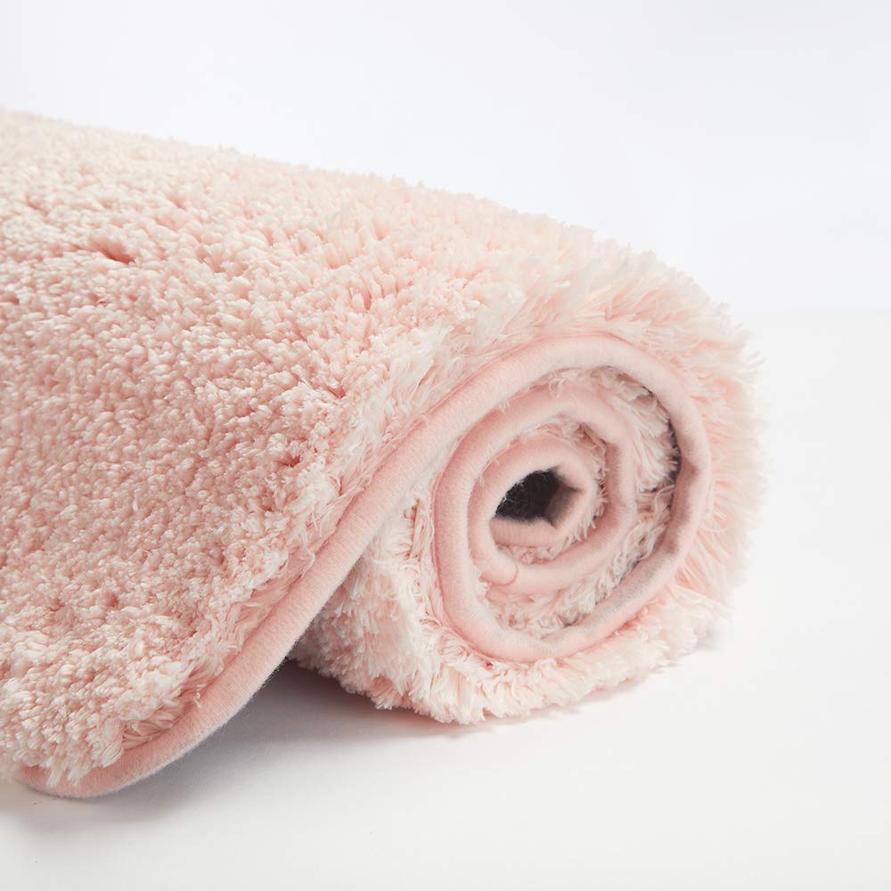 Suchtale Non-Slip Bath Mat - Ultra Soft Microfiber Shaggy Bathroom Rug (16