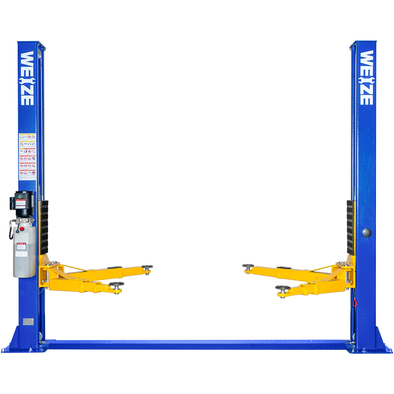 WEIZE 2 Post Car Lift 11000 lbs Capacity - 220V 3HP Heavy Duty Auto Lift with Double Point Lock Release for Auto Repair Shops & Home Garages