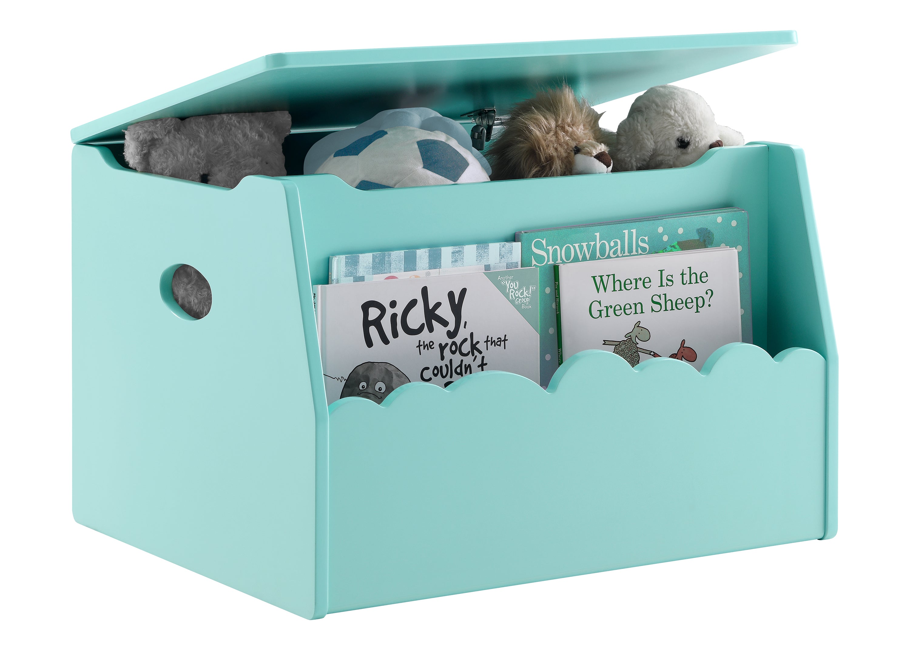 Cloud Toy Box - Greenguard Gold Certified for Safe & Non-Toxic Kids' Storage | Perfect for Nursery, Playroom & Daycare Organization
