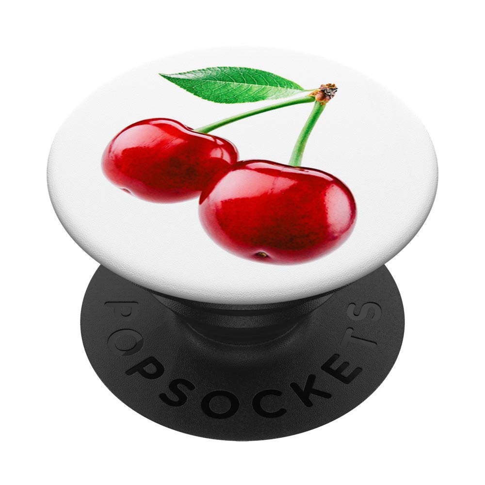 Cherry PopSockets PopGrip - Interchangeable Phone Grip & Stand for iPhone, Samsung, iPad | Perfect for Selfies, Video Calls & Secure Phone Handling