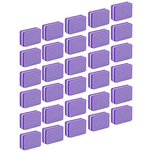 30PCS Nail Buffer Set - Portable Mini Manicure Tools with Edge File & Sanding Block for Professional Nail Polishing | Perfect for Home Nail Salon, DIY Nail Care & Professional Nail Artists (Purple) | Great for Travel, Gifts & At-Home Manicures